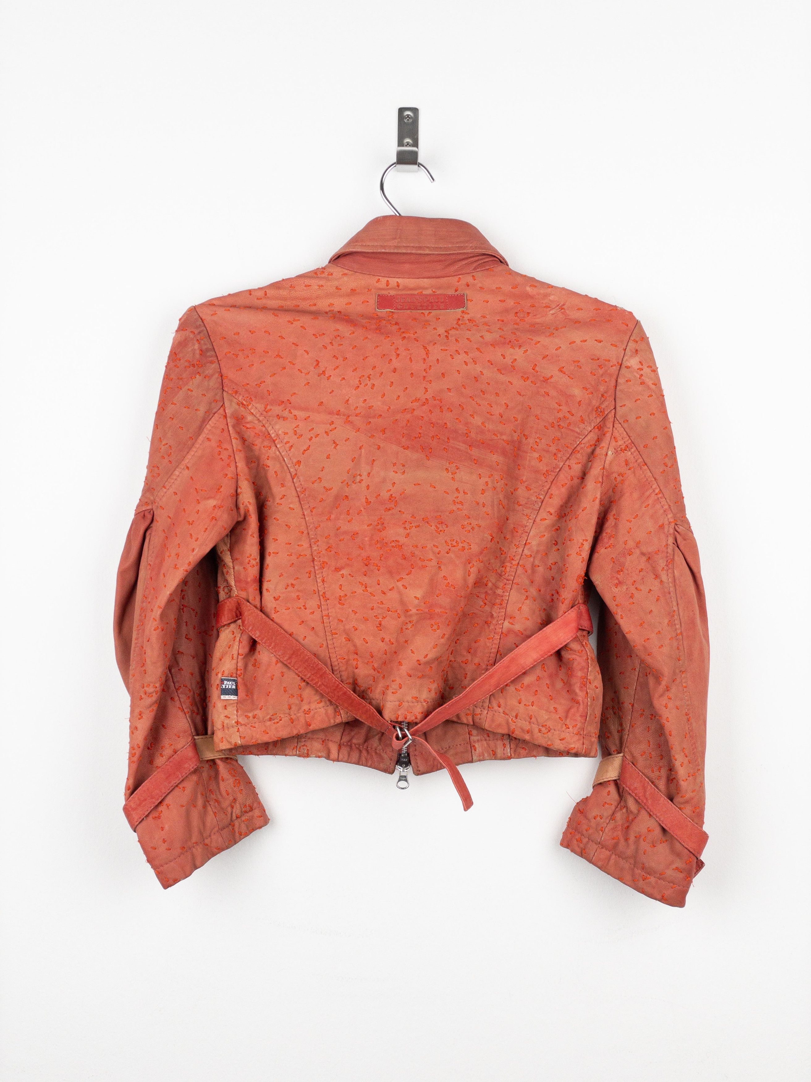Jean Paul Gaultier 1990s Bondage-Strap Leather Jacket Size M / US 6-8 / IT 42-44 - 2 Thumbnail