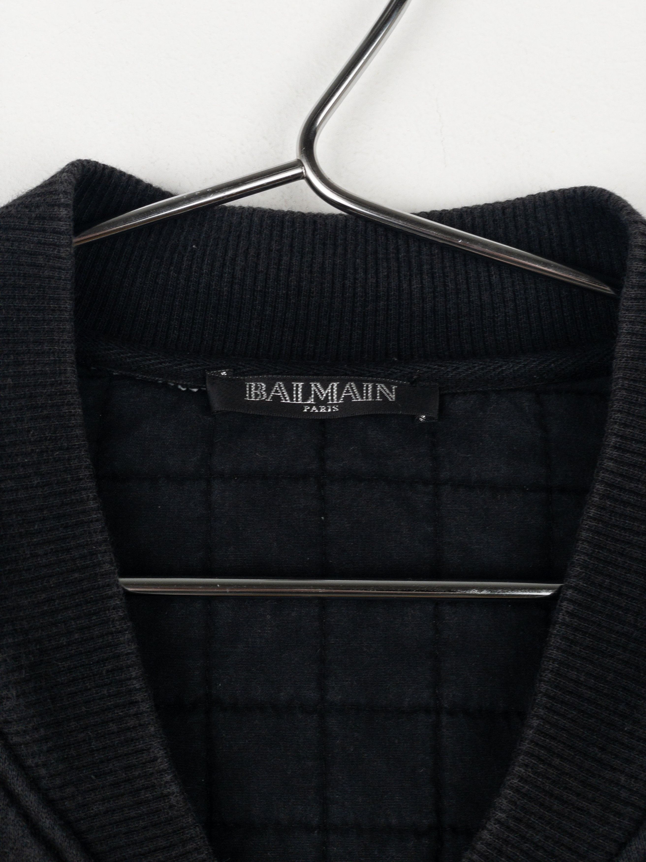 Balmain by Olivier Rousteing SS14 Belted Sweatshirt Biker Jacket Size US M / EU 48-50 / 2 - 13 Thumbnail
