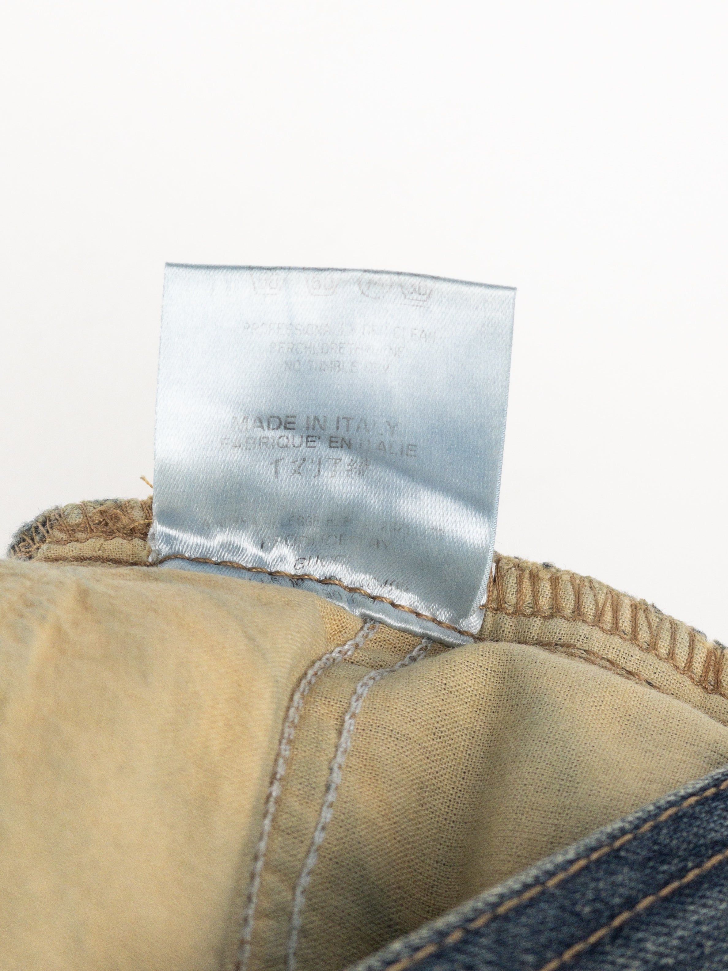 Gucci by Tom Ford SS02 Flared Sanded Bootcut Denim Jeans Size 28" / US 6 / IT 42 - 6 Thumbnail