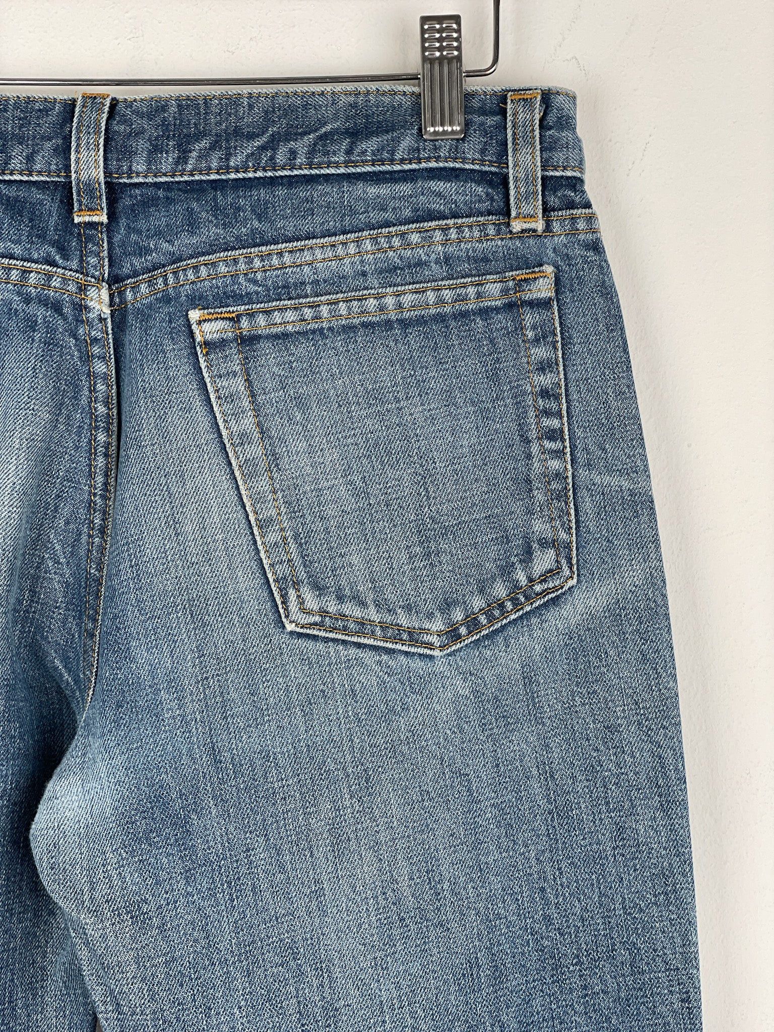 Helmut Lang 1990s Washed Distressed Denim Jeans Size 42" / US 20 - 10 Thumbnail