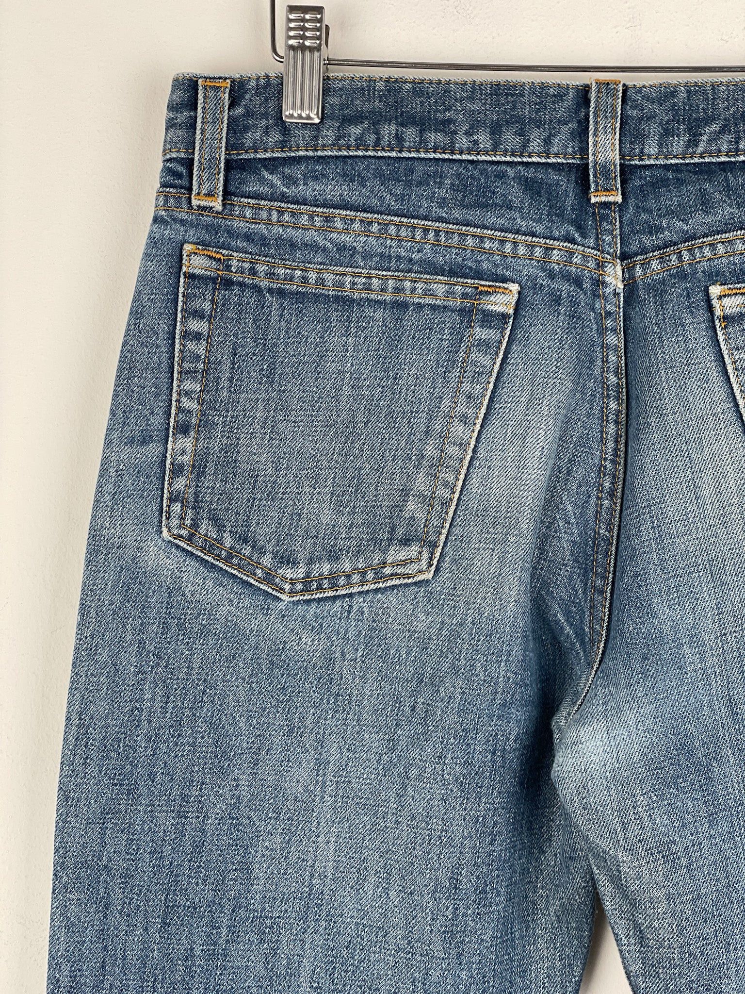 Helmut Lang 1990s Washed Distressed Denim Jeans Size 42" / US 20 - 9 Thumbnail