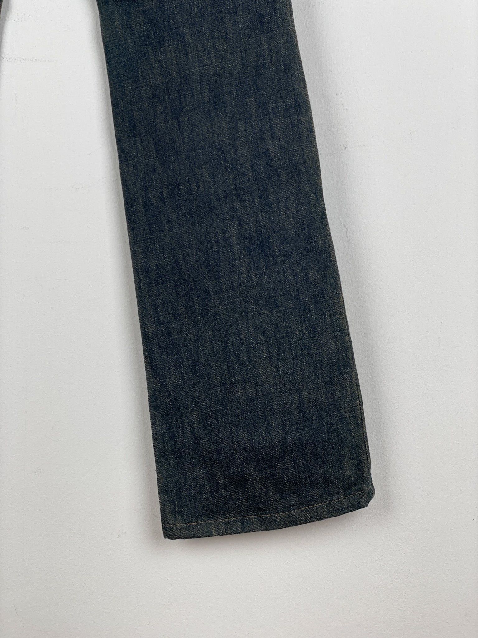 Gucci by Tom Ford SS02 Flared Sanded Bootcut Denim Jeans Size 32" / US 10 / IT 46 - 20 Thumbnail