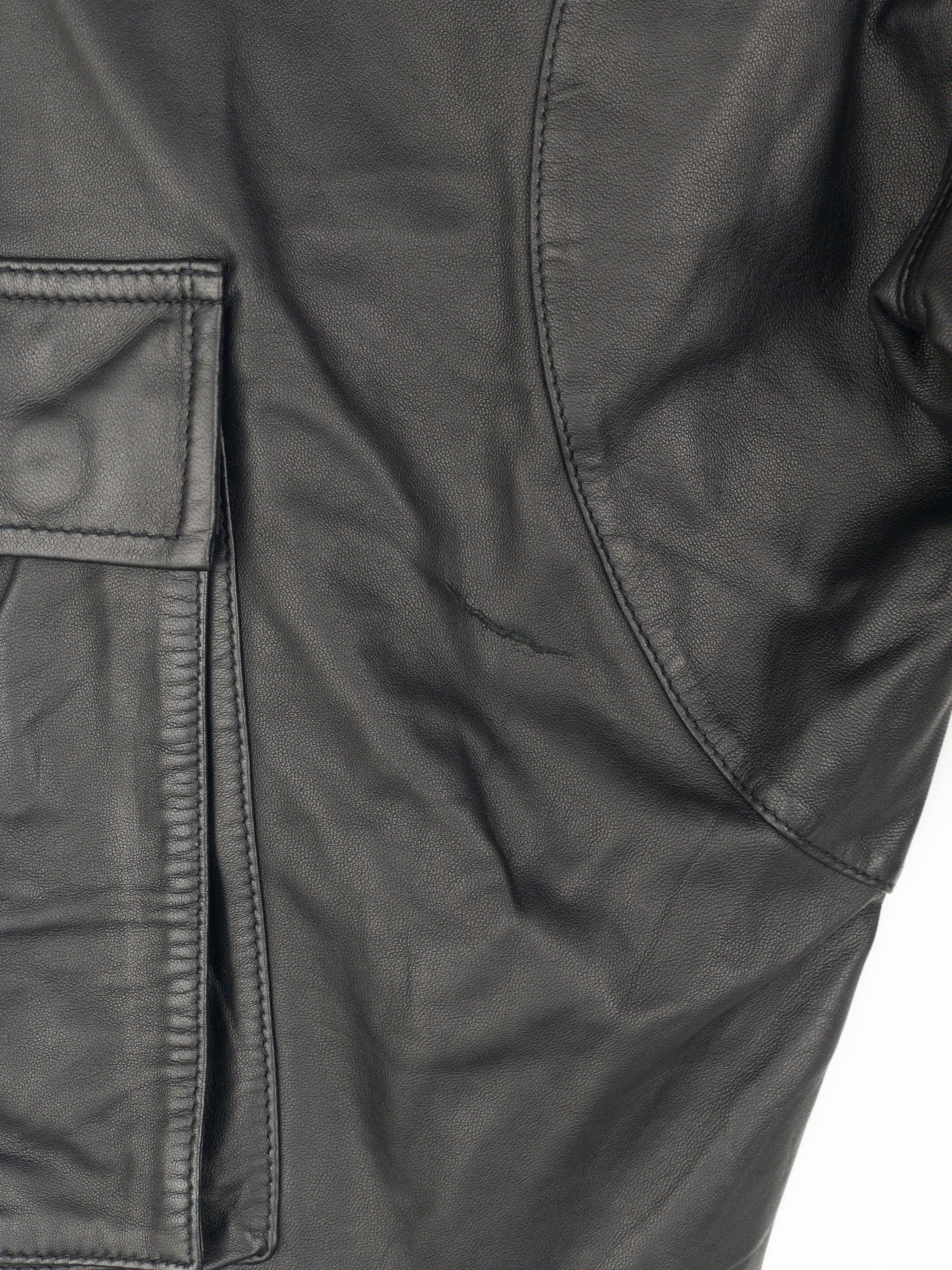 Balmain by Decarnin SS10 Leather Cargo Biker Pants Size 26" / US 2 / IT 38 - 8 Thumbnail
