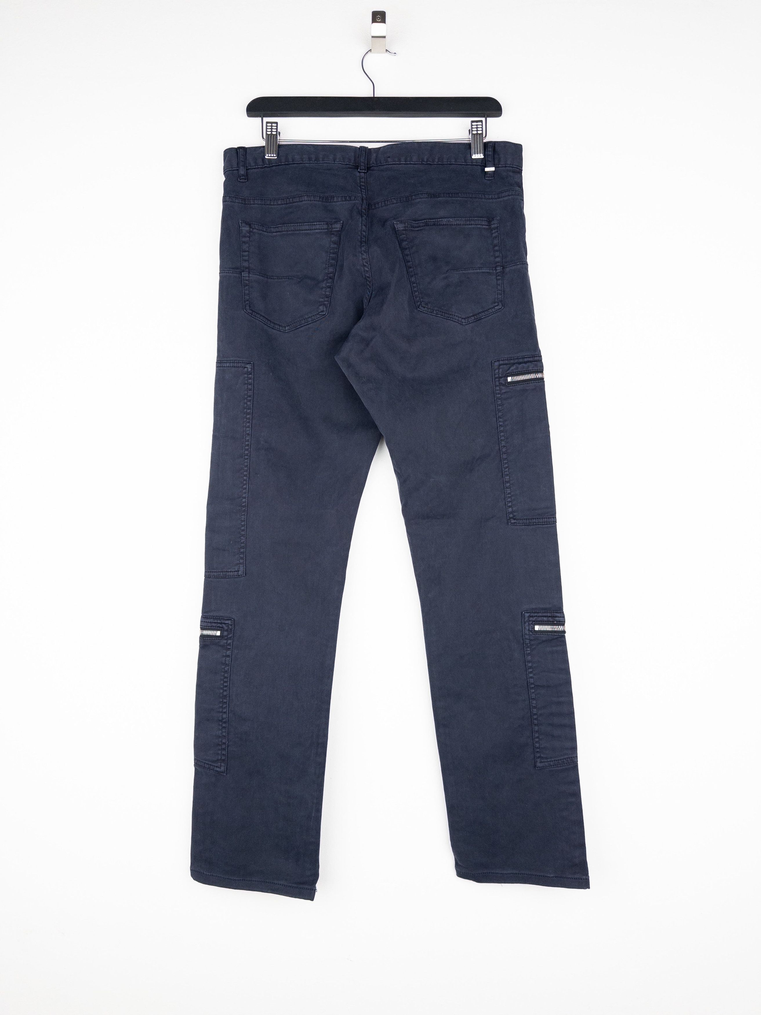 Dior Homme by Kim Jones Multi-Zipper Cargo Workwear Pants Size US 32 / EU 48 - 2 Thumbnail