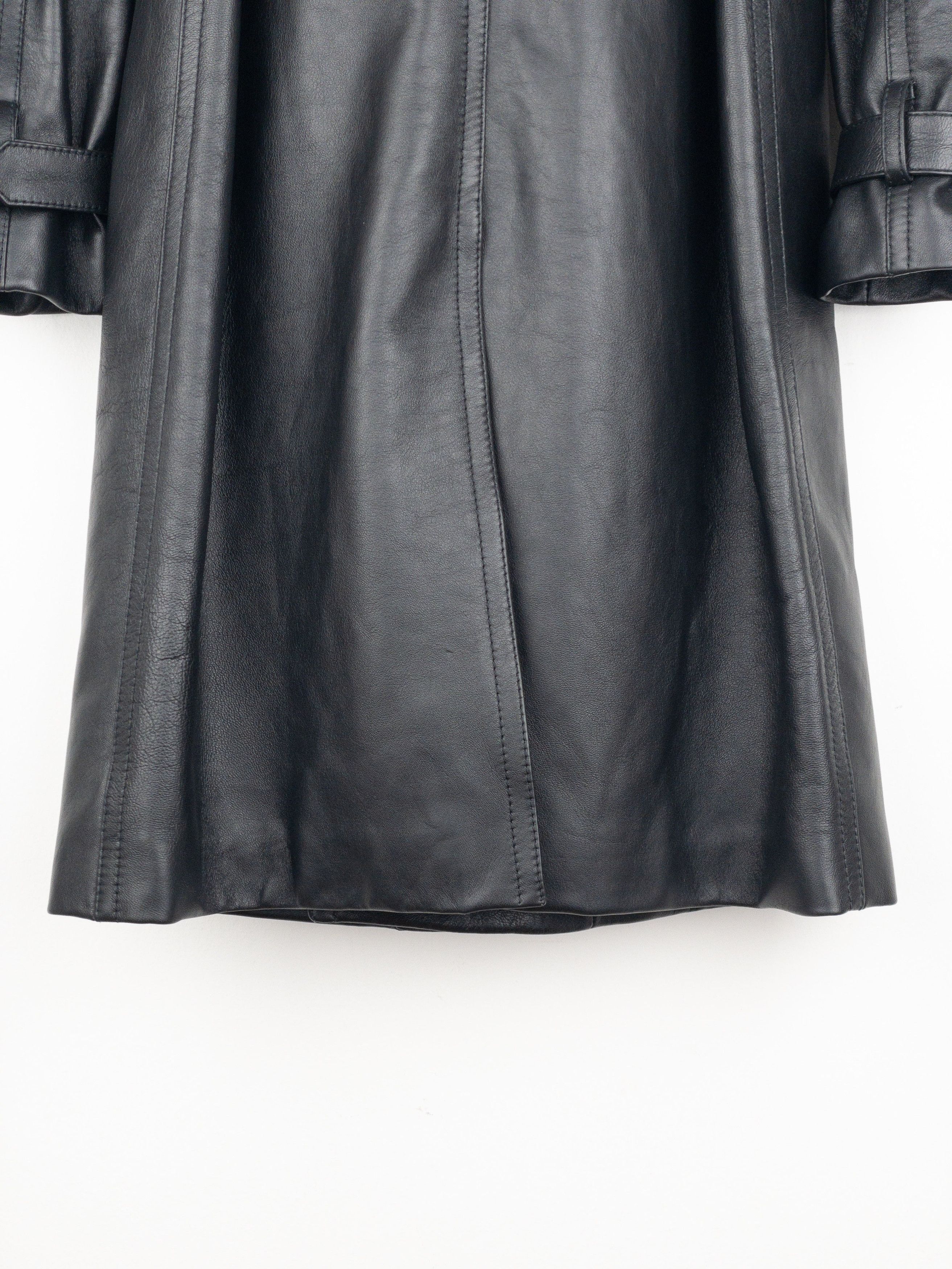 Saint Laurent Paris Saint Laurent AW20 Double-Breasted Shearling Leather Trench Size XS / US 0-2 / IT 36-38 - 8 Thumbnail