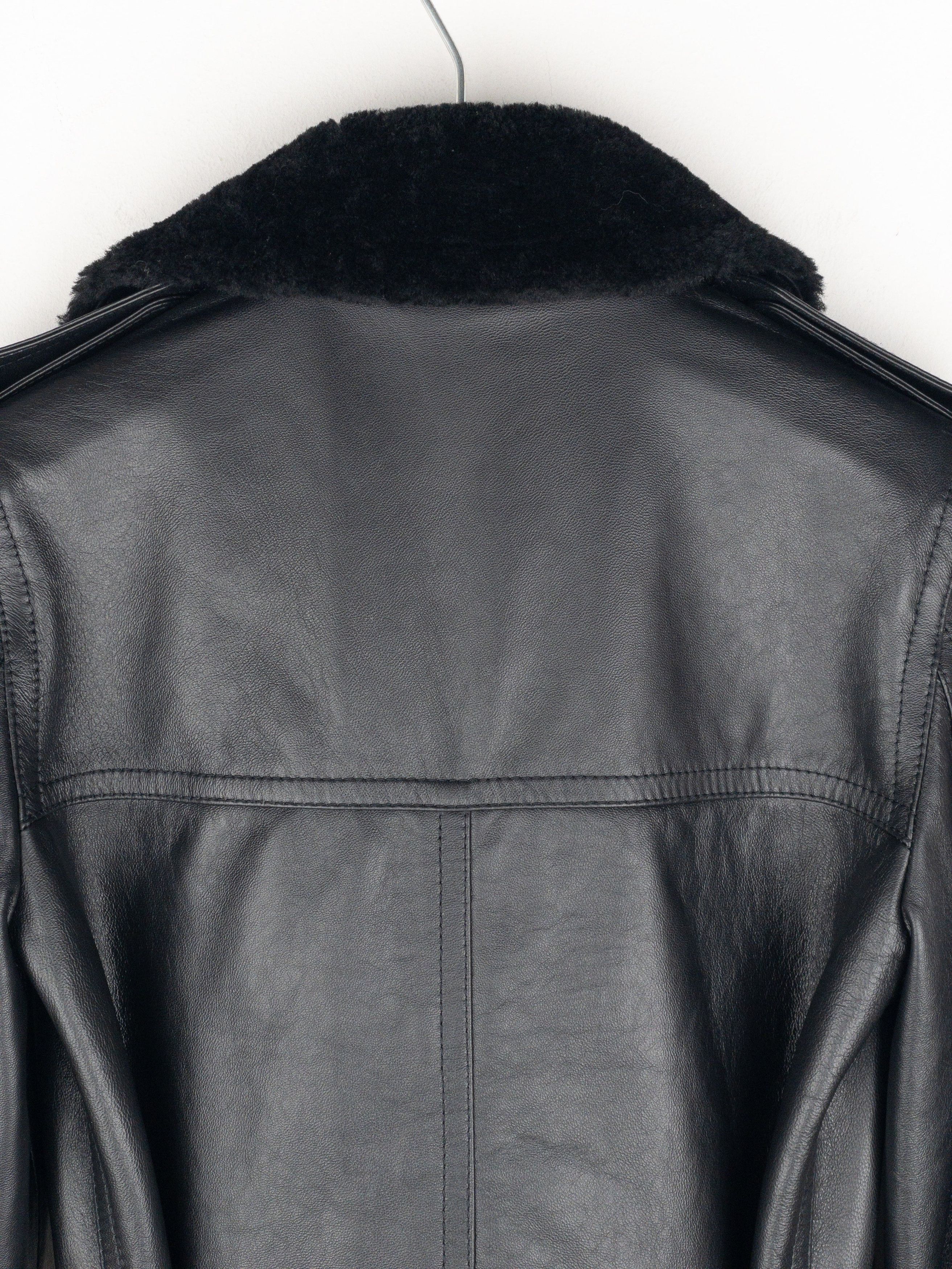 Saint Laurent Paris Saint Laurent AW20 Double-Breasted Shearling Leather Trench Size XS / US 0-2 / IT 36-38 - 7 Thumbnail