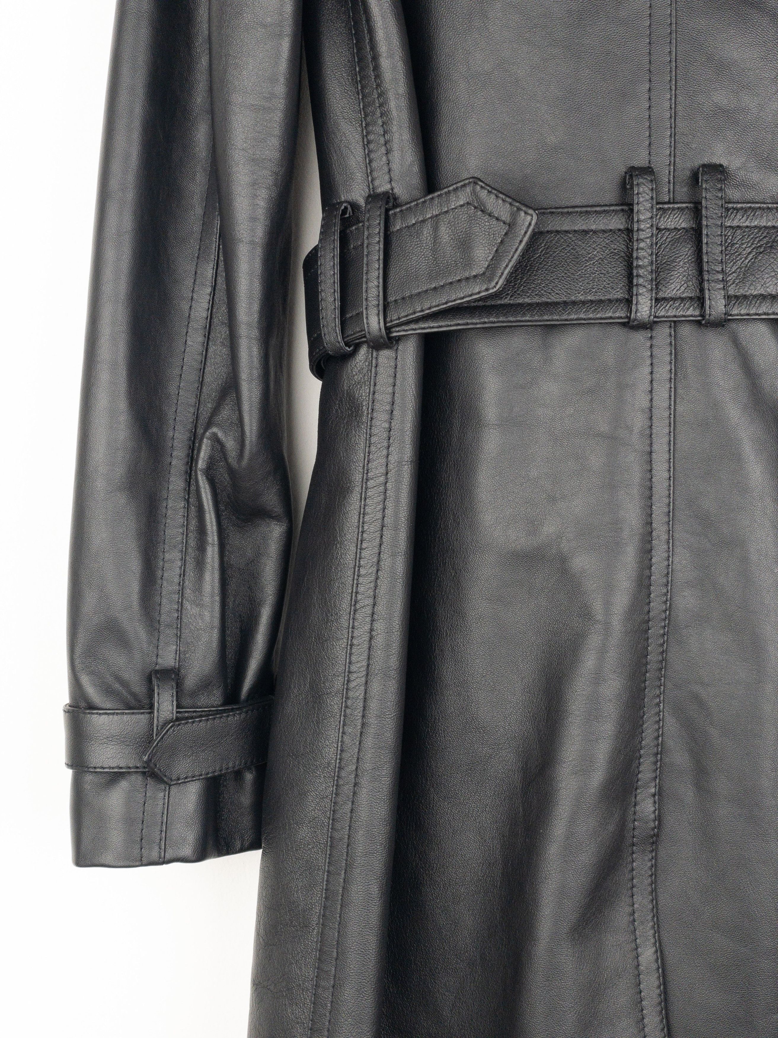 Saint Laurent Paris Saint Laurent AW20 Double-Breasted Shearling Leather Trench Size XS / US 0-2 / IT 36-38 - 9 Thumbnail