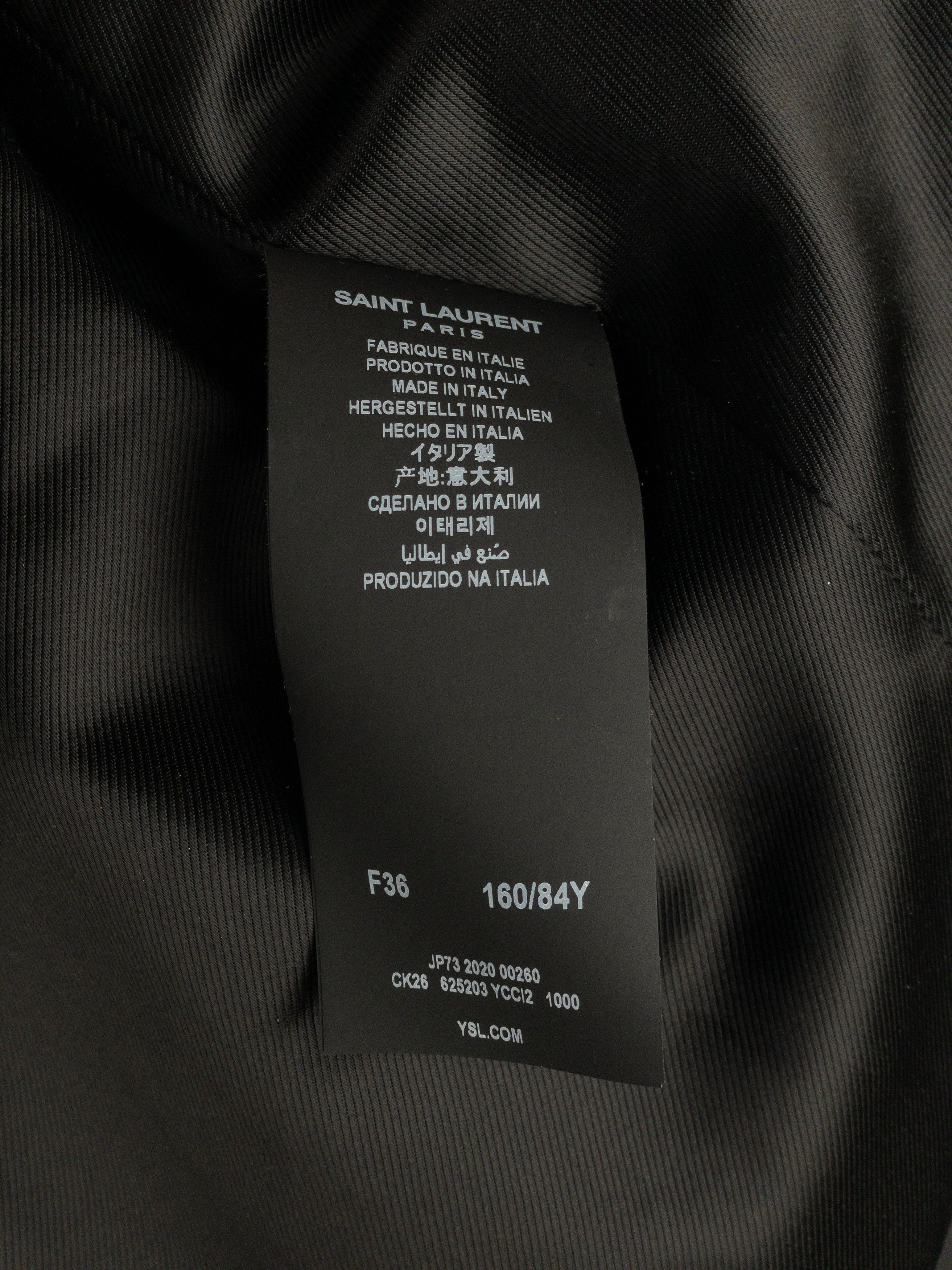 Saint Laurent Paris Saint Laurent AW20 Double-Breasted Shearling Leather Trench Size XS / US 0-2 / IT 36-38 - 13 Thumbnail
