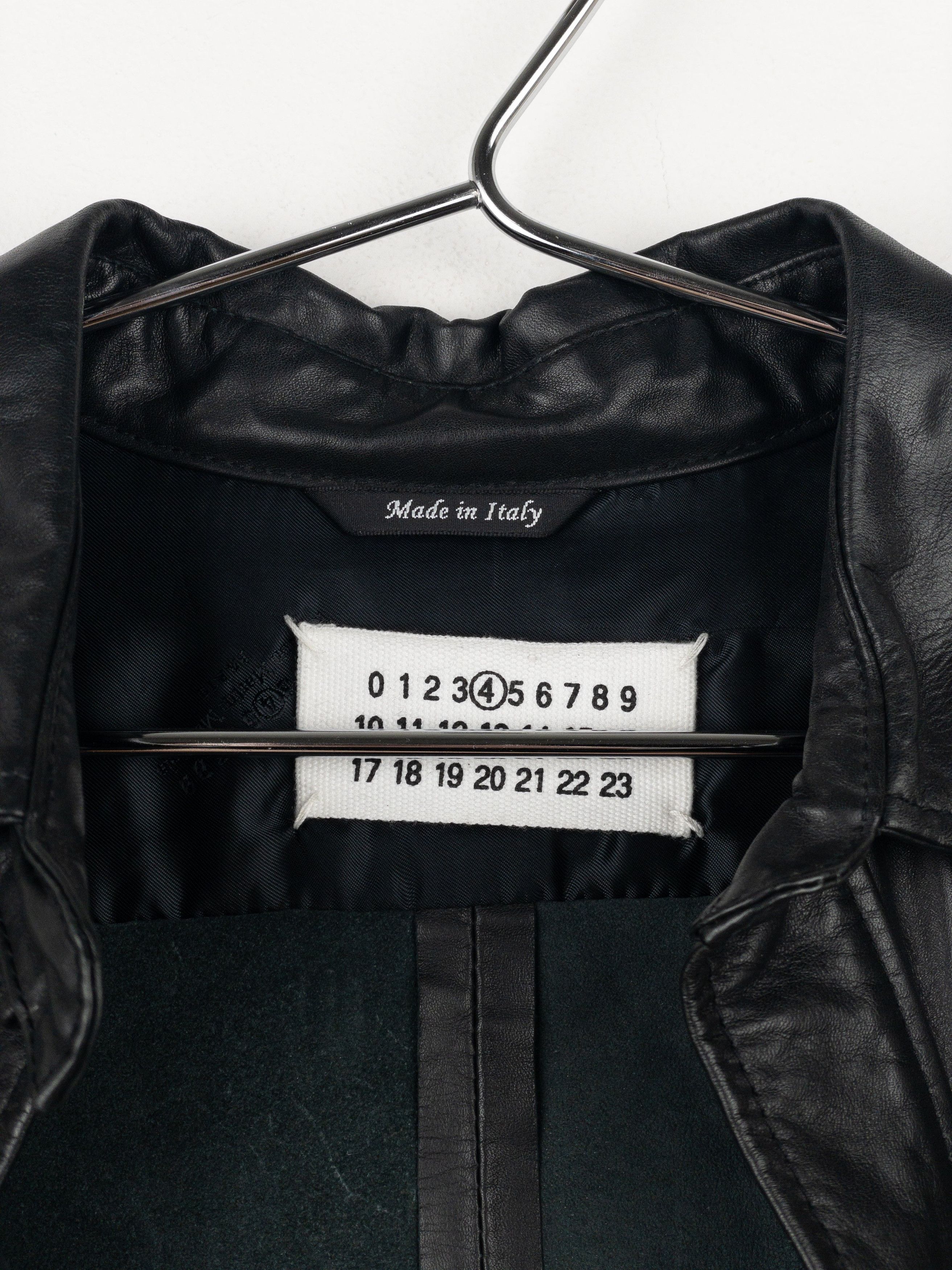 Maison Margiela 2000s Leather Overshirt Tunic Dress Size S / US 4 / IT 40 - 10 Thumbnail