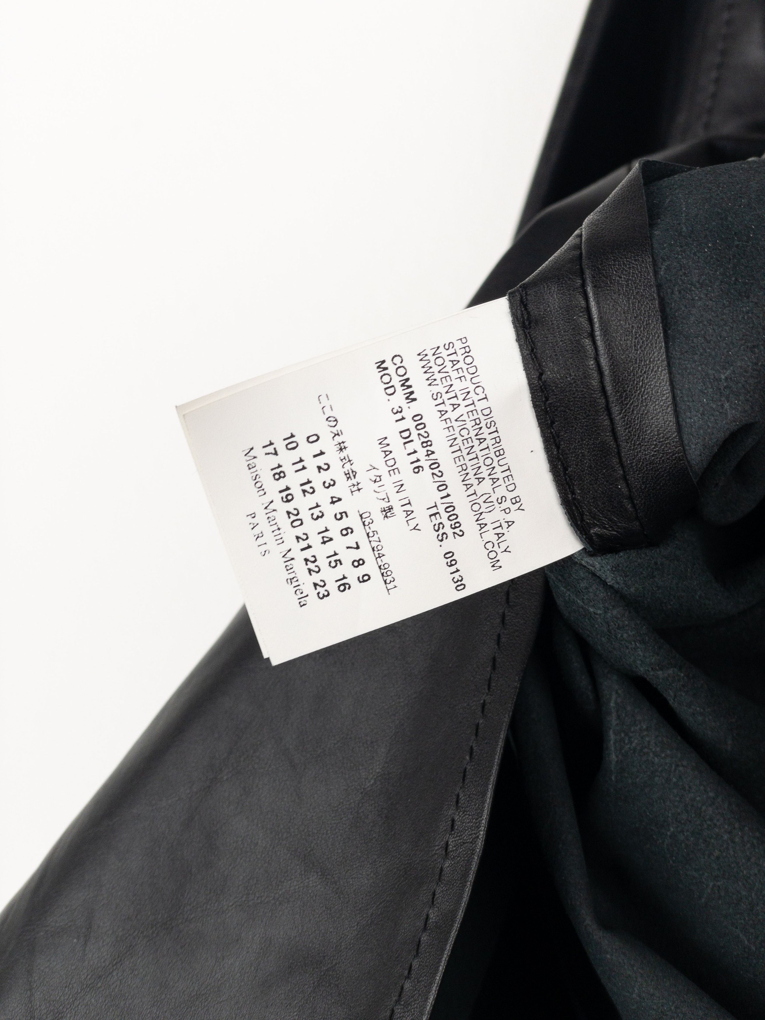 Maison Margiela 2000s Leather Overshirt Tunic Dress Size S / US 4 / IT 40 - 11 Thumbnail