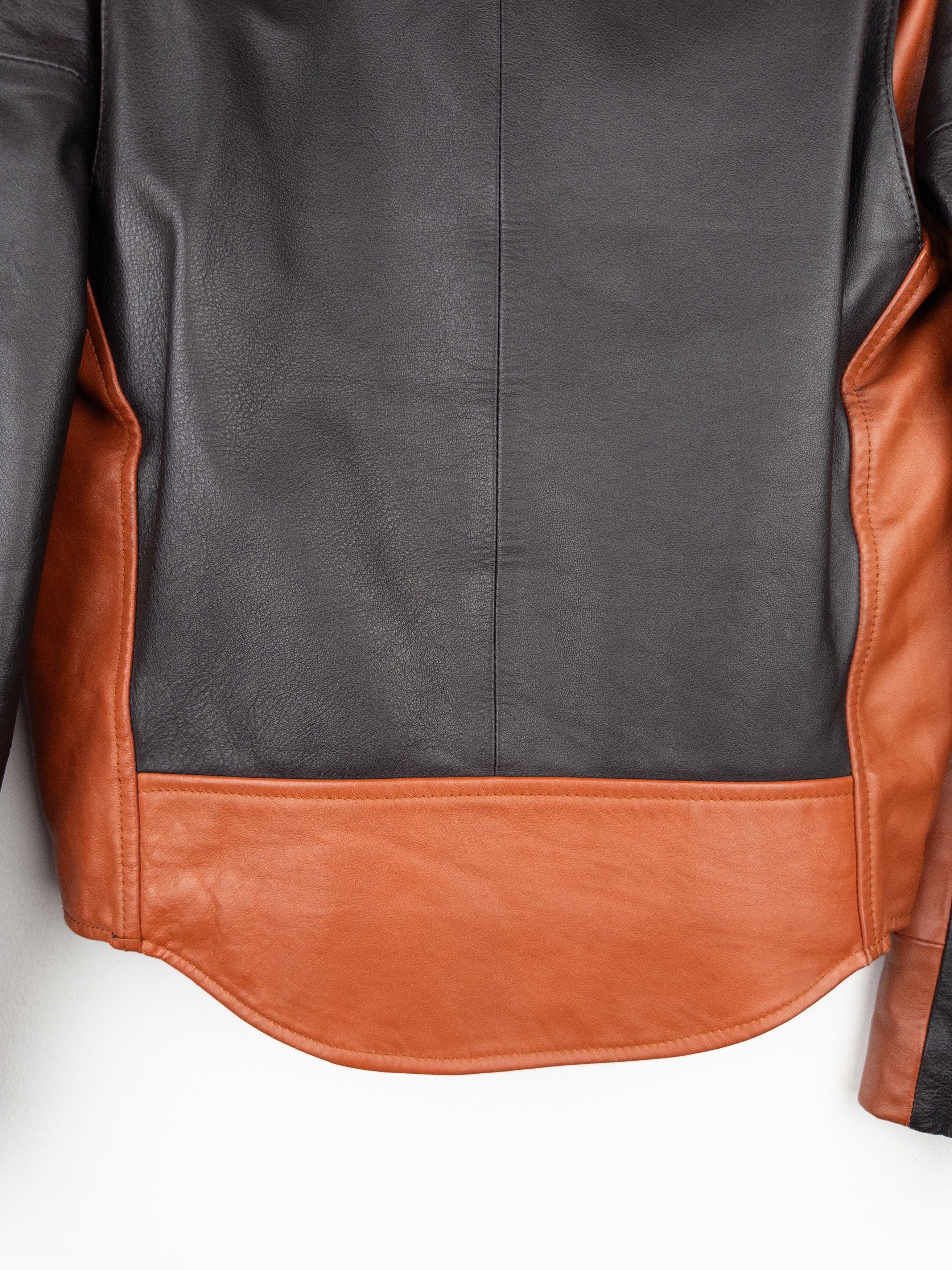 Maison Margiela 2000s Perfecto Panel Leather Biker Jacket Size US XXL / EU 58 / 5 - 6 Thumbnail