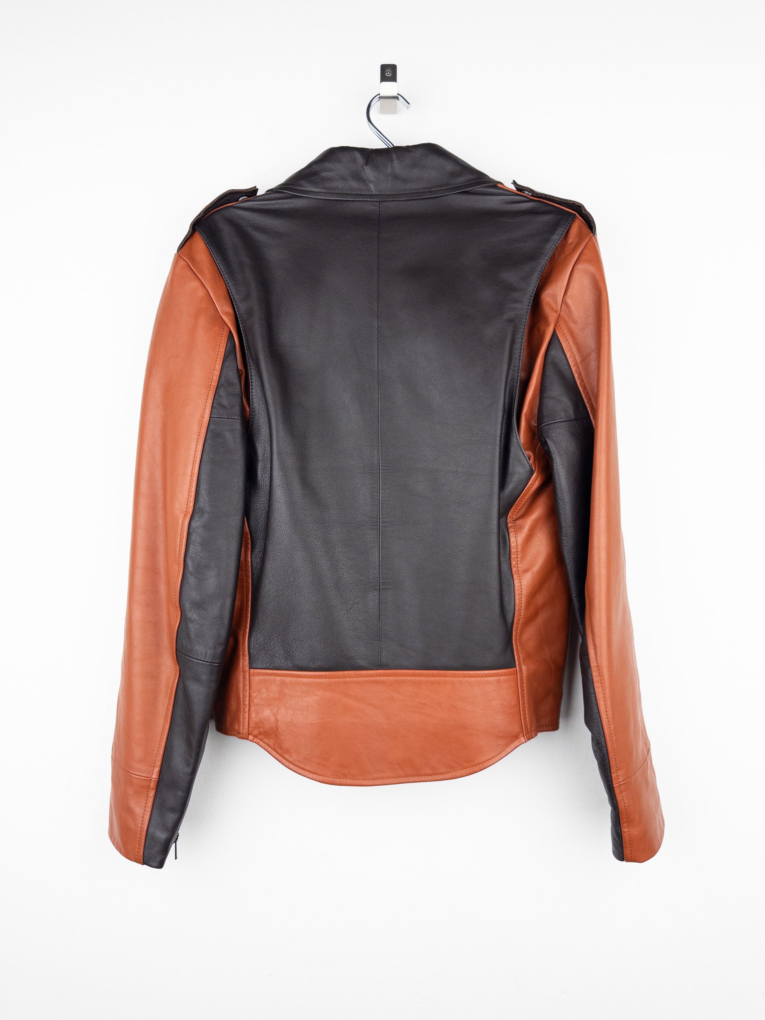 Maison Margiela 2000s Perfecto Panel Leather Biker Jacket Size US XXL / EU 58 / 5 - 2 Thumbnail