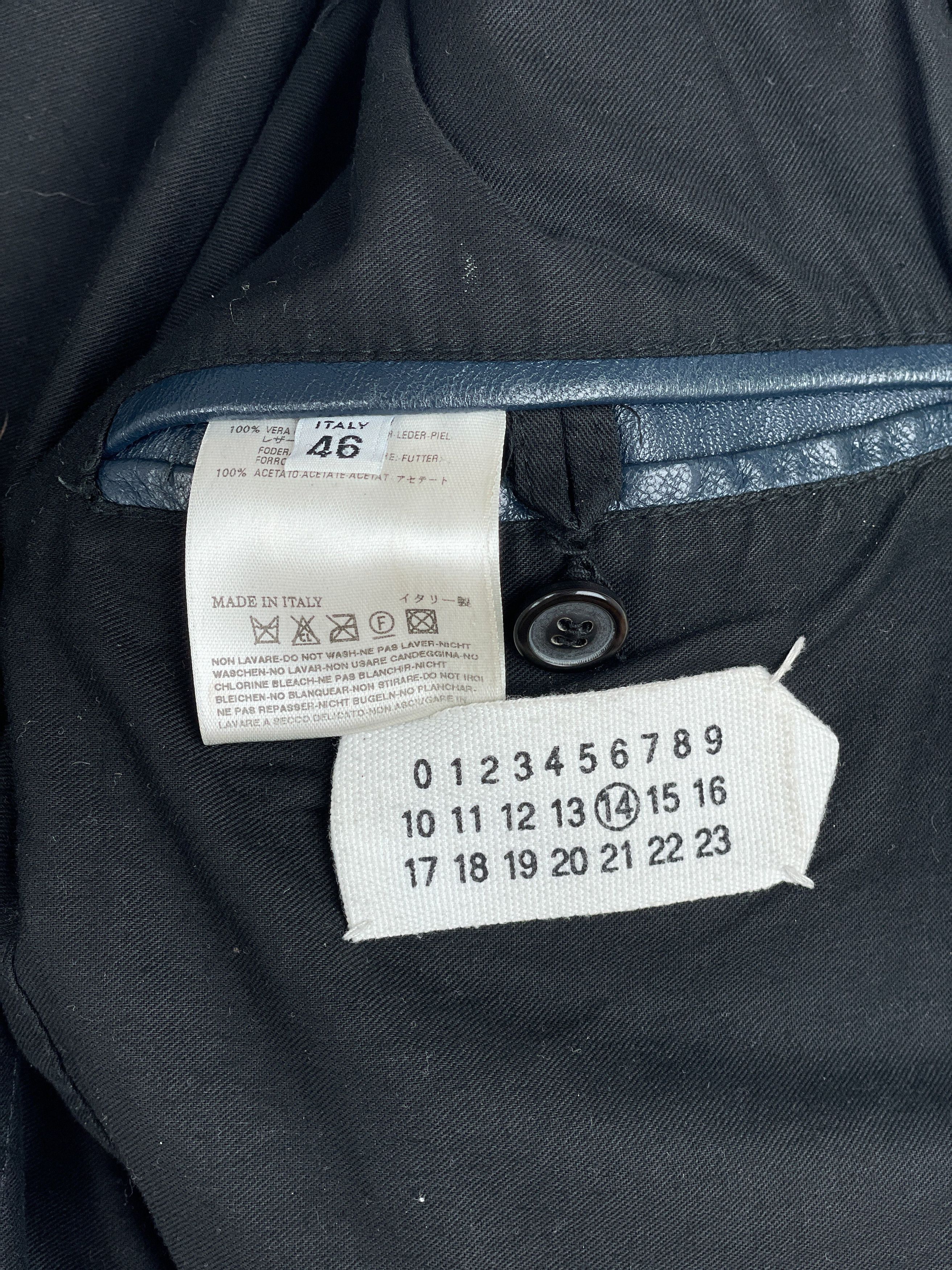 Maison Margiela AW06 5-Zip Leather Biker Jacket Size US XL / EU 56 / 4 - 15 Thumbnail