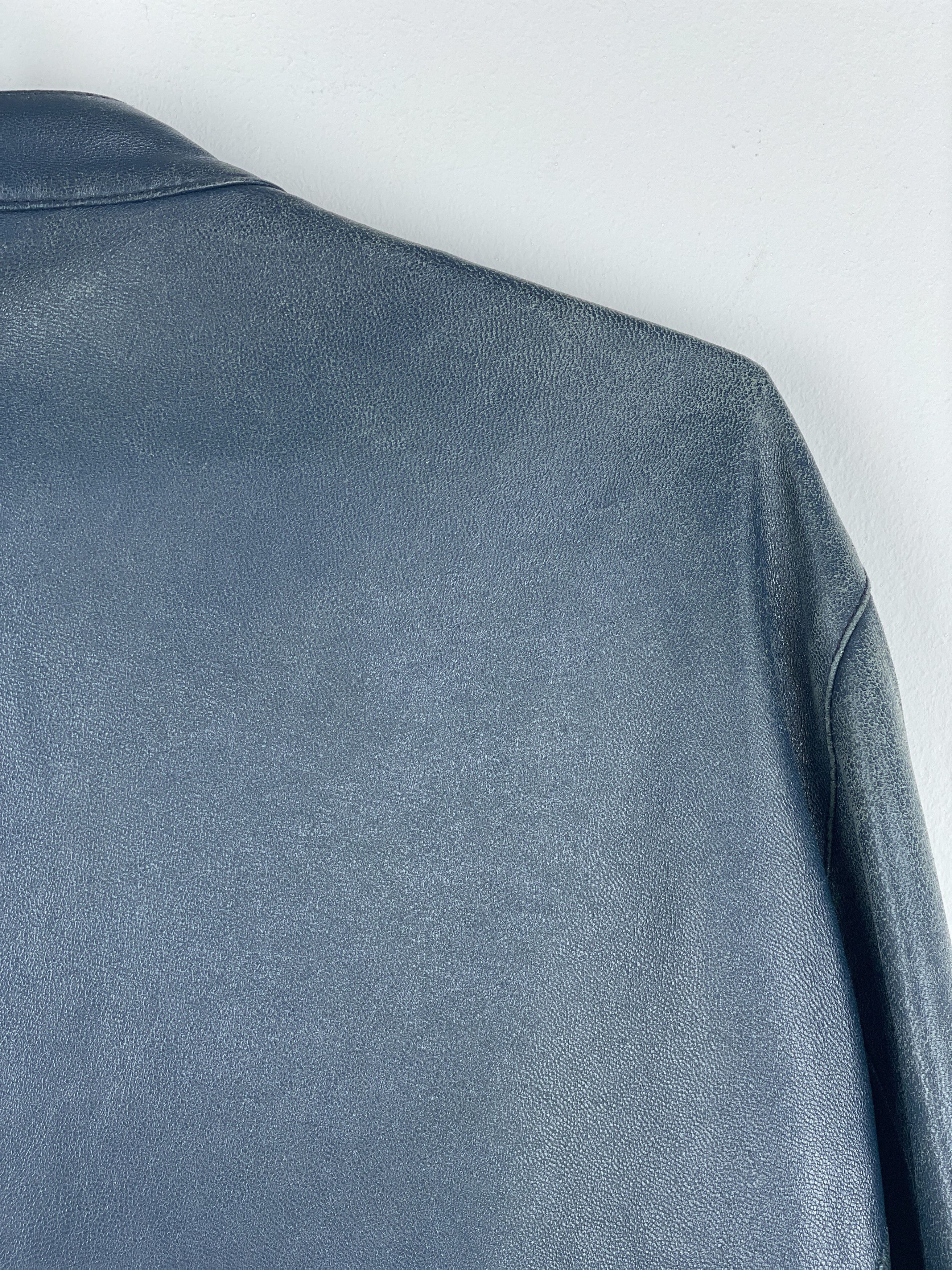 Maison Margiela AW06 5-Zip Leather Biker Jacket Size US XL / EU 56 / 4 - 11 Thumbnail