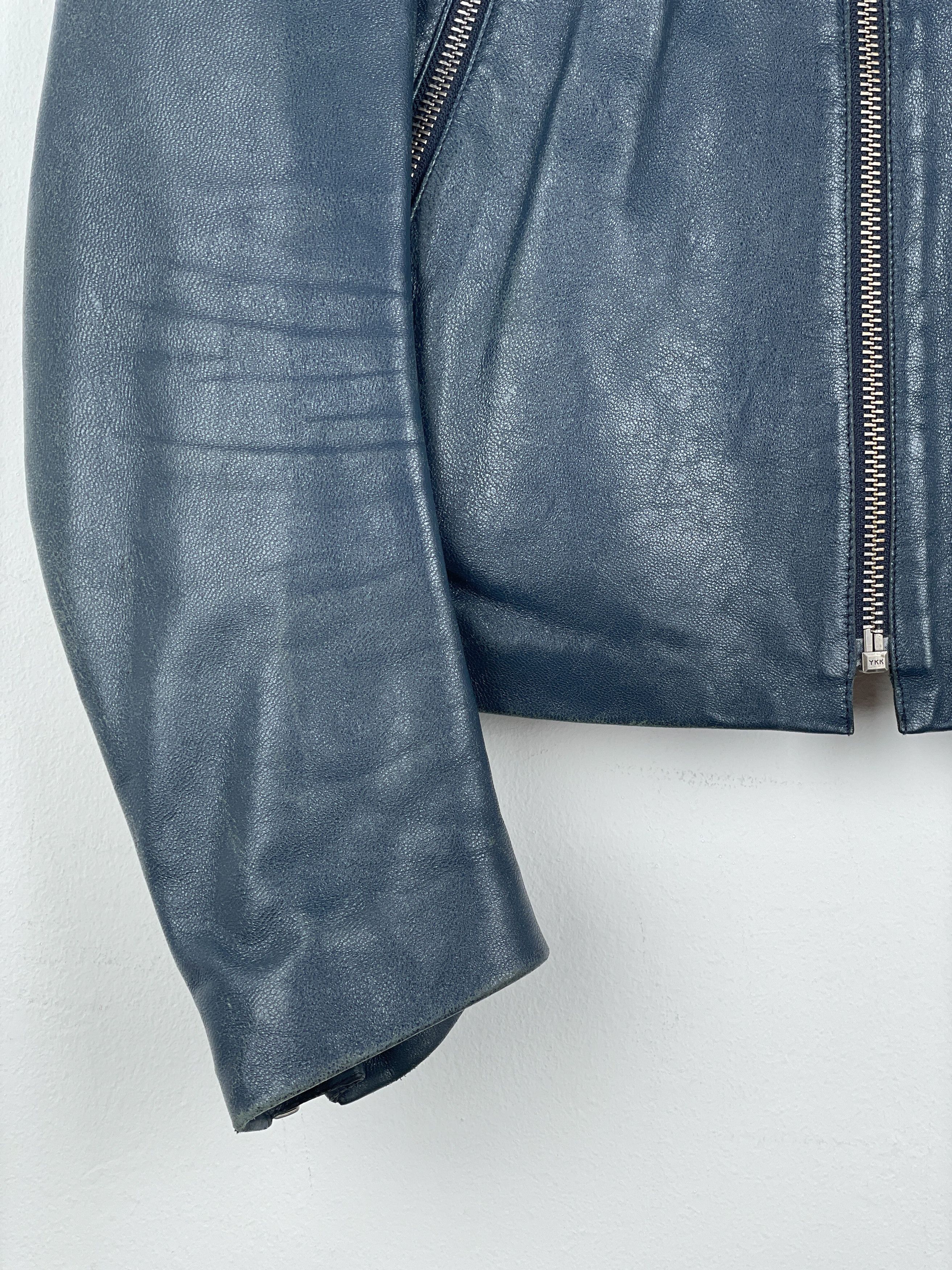 Maison Margiela AW06 5-Zip Leather Biker Jacket Size US XL / EU 56 / 4 - 6 Thumbnail