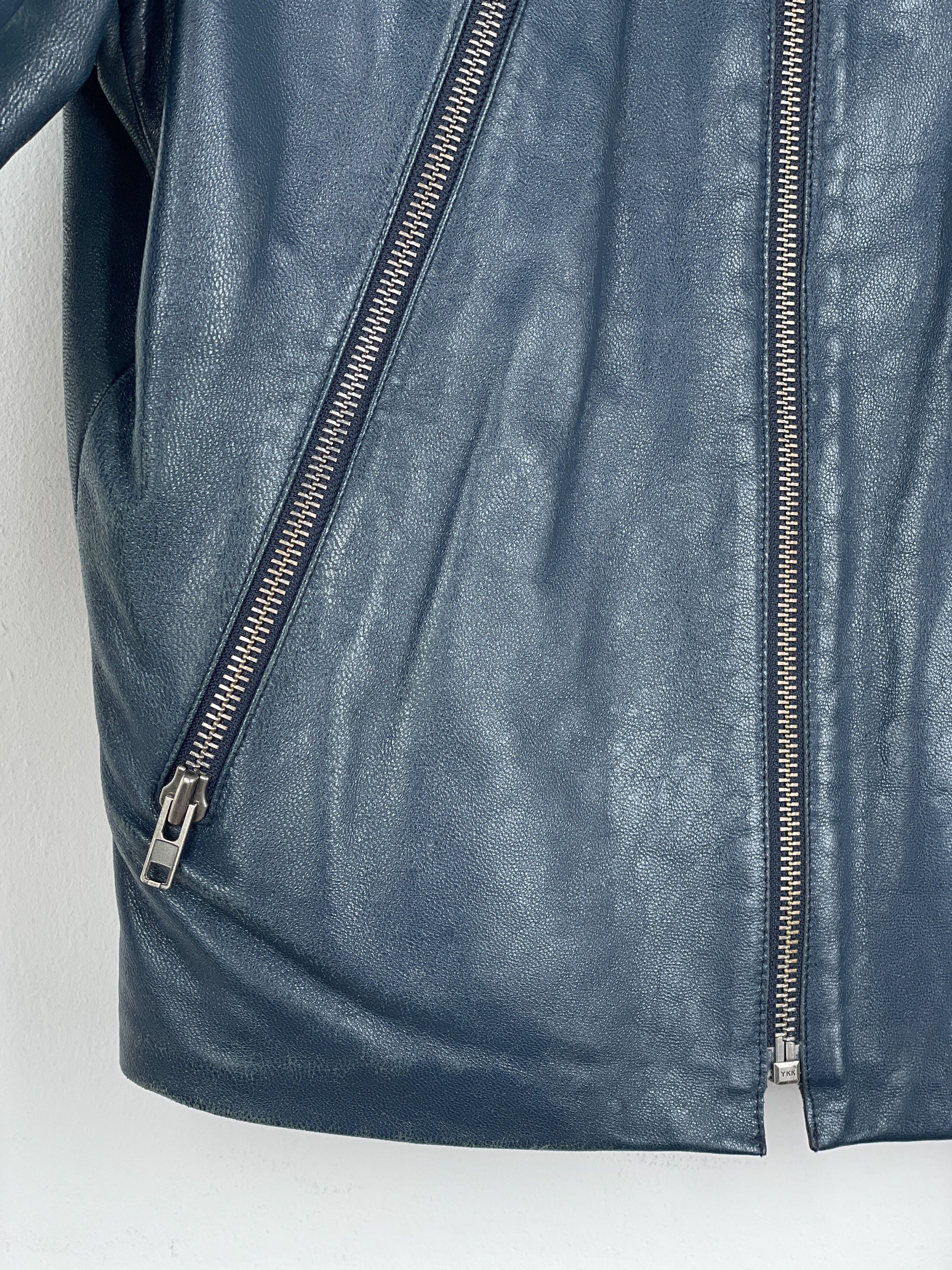 Maison Margiela AW06 5-Zip Leather Biker Jacket Size US XL / EU 56 / 4 - 8 Thumbnail