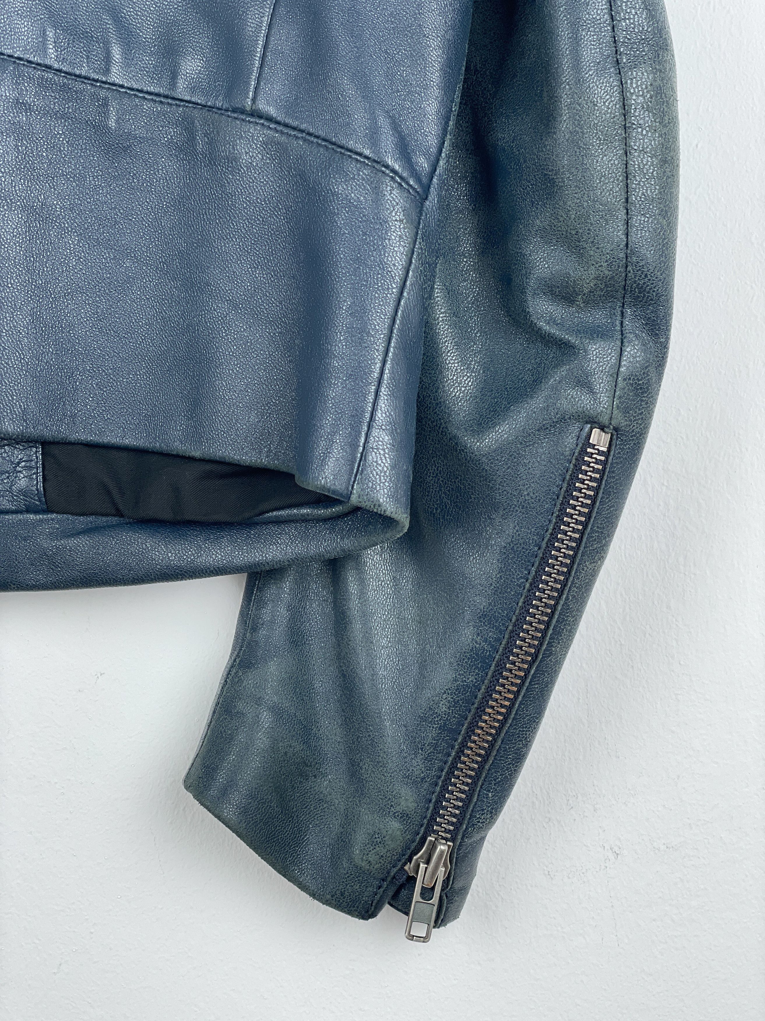 Maison Margiela AW06 5-Zip Leather Biker Jacket Size US XL / EU 56 / 4 - 13 Thumbnail