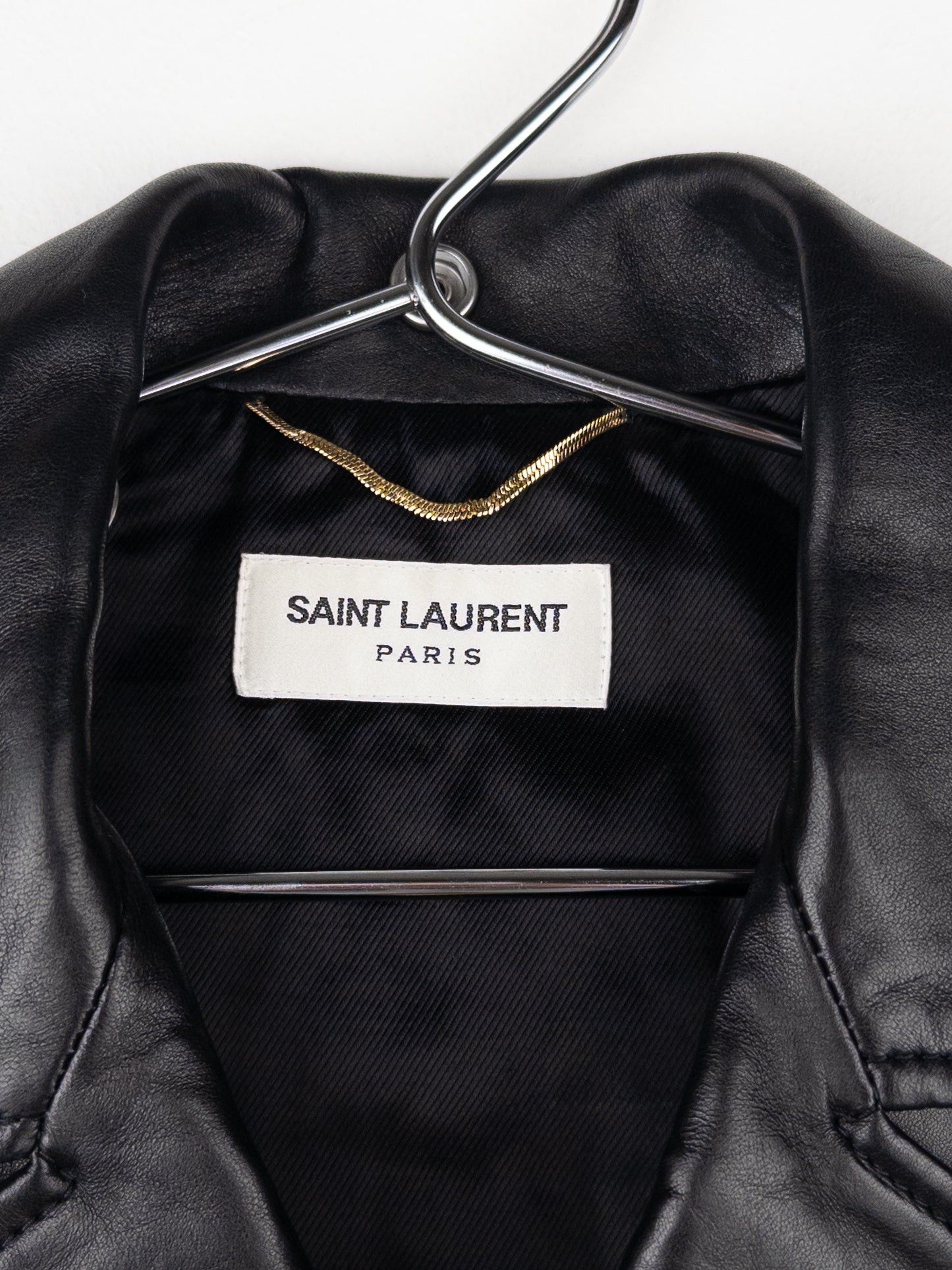 Saint Laurent Paris Saint Laurent AW17 Perfecto Biker Patch Leather Jacket Size XS / US 0-2 / IT 36-38 - 7 Thumbnail