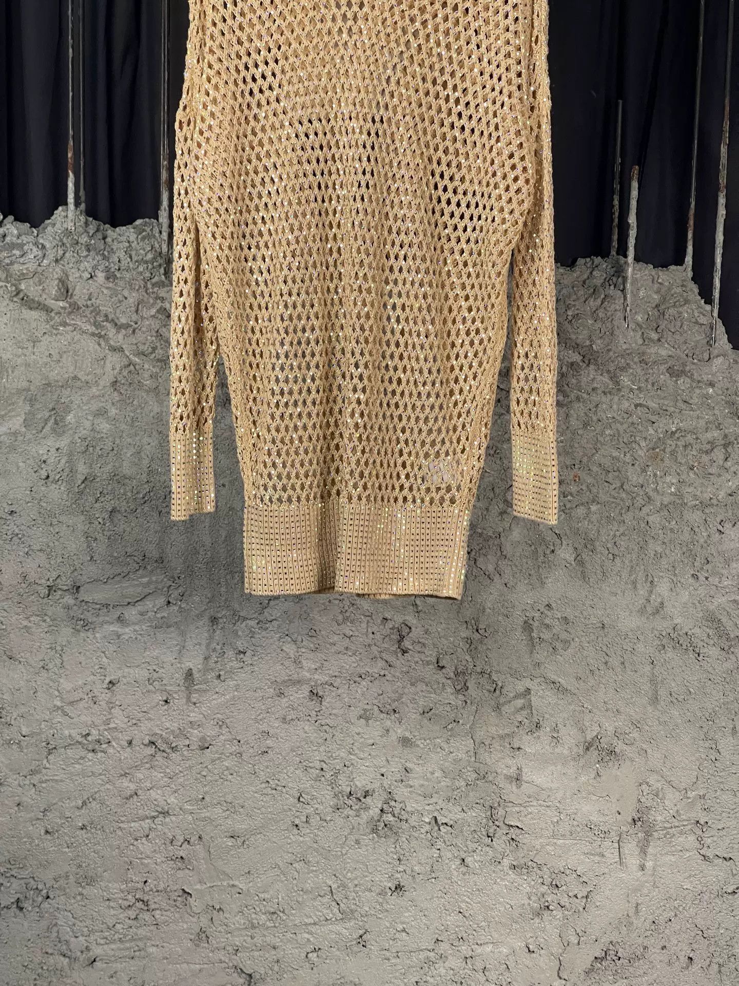 Ermanno Scervino Ermanno Scervino Rhinestone Open-Knit Sweater Size 38 Size XS / US 0-2 / IT 36-38 - 5 Thumbnail