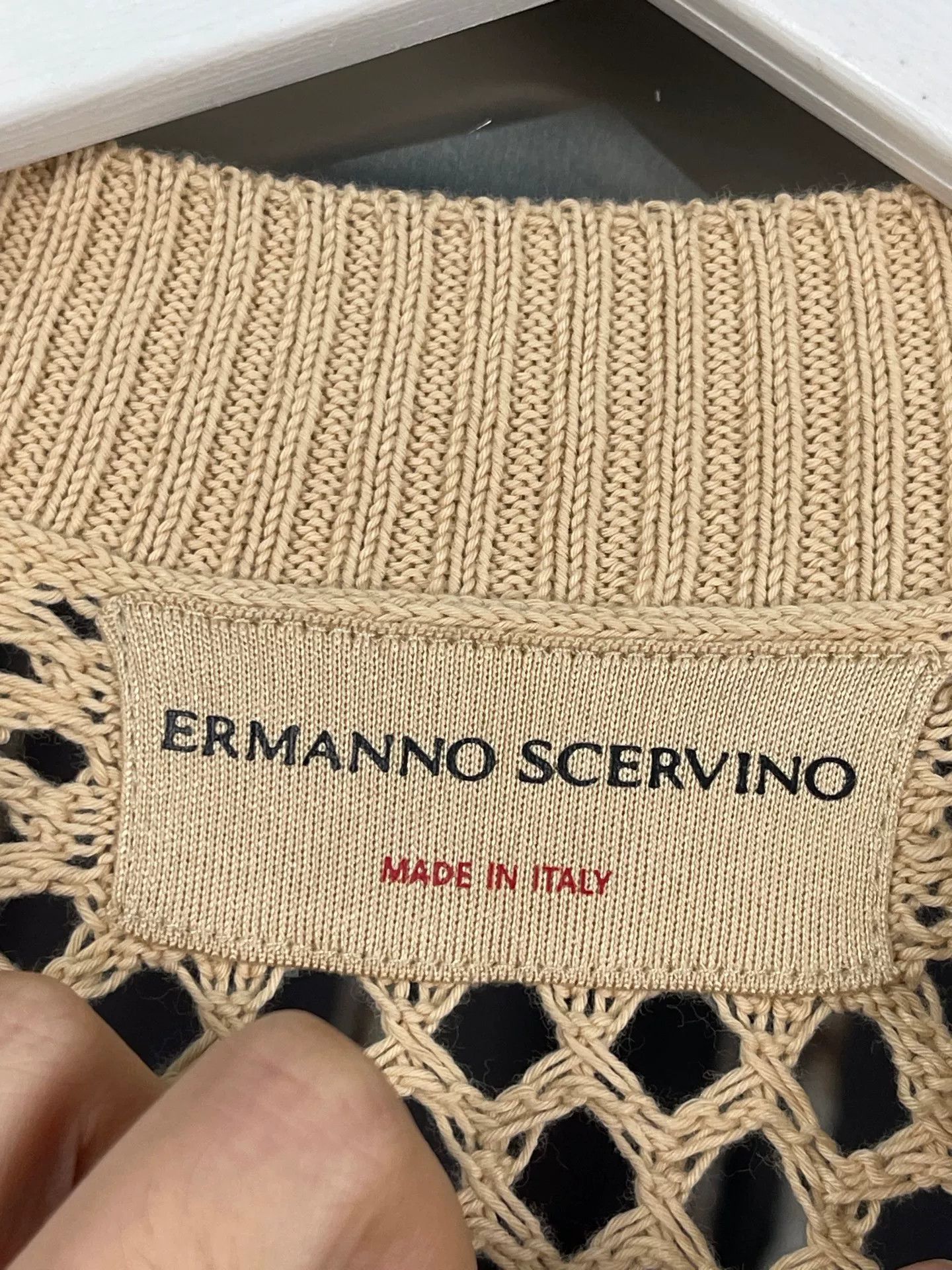 Ermanno Scervino Ermanno Scervino Rhinestone Open-Knit Sweater Size 38 Size XS / US 0-2 / IT 36-38 - 7 Thumbnail