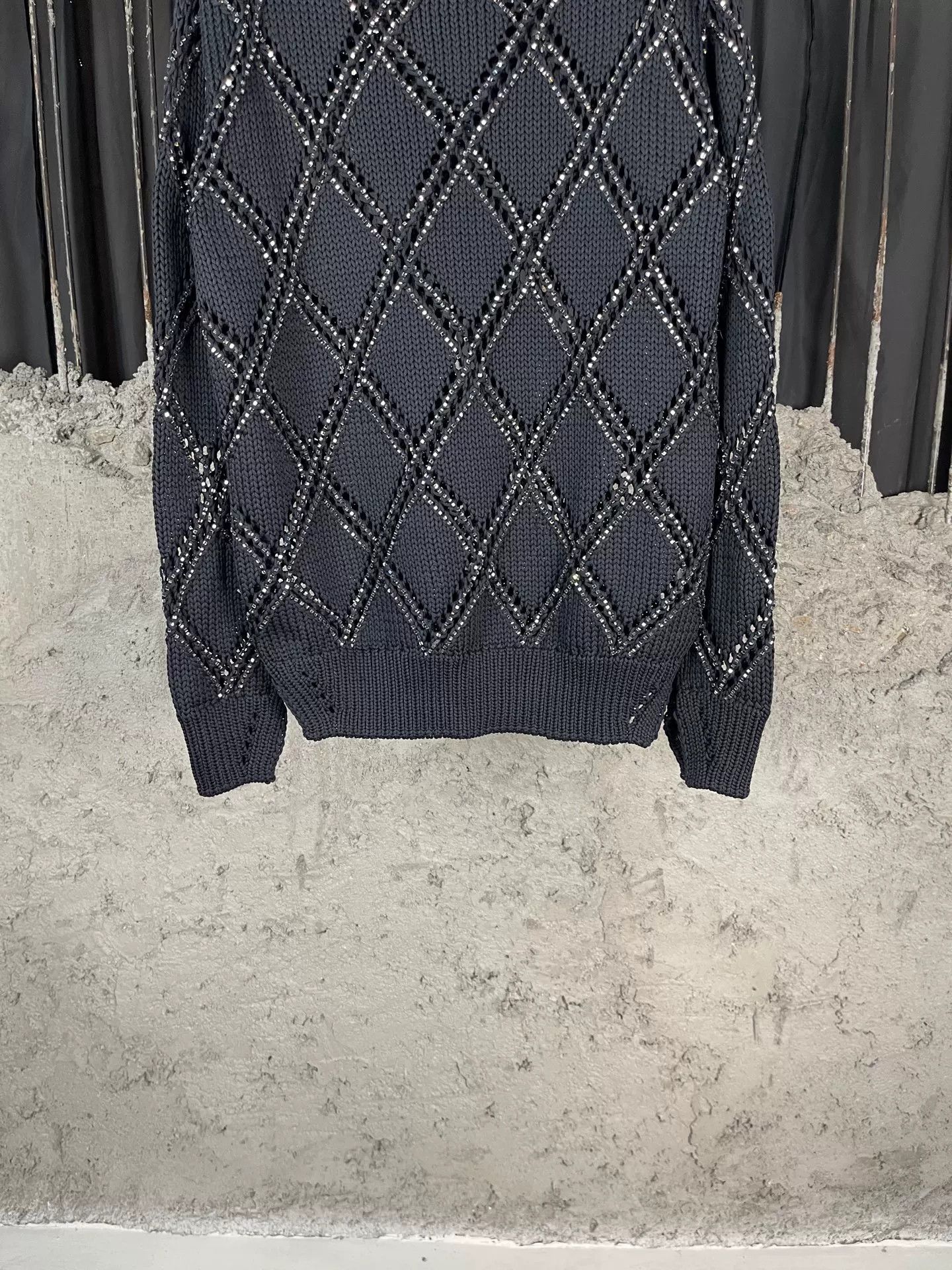 Ermanno Scervino Ermanno Scervino Rhinestone Knit Sweater Size XS Size XS / US 0-2 / IT 36-38 - 5 Thumbnail