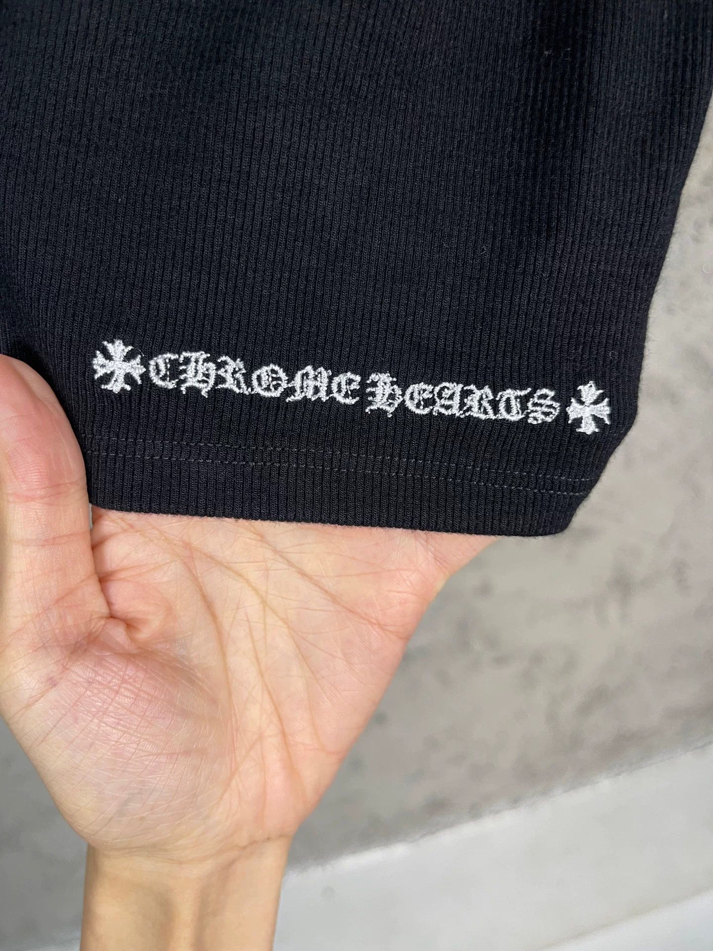 Chrome Hearts Chrome Hearts Logo Ribbed Tank Top Size L Size L / US 10 / IT 46 - 6 Thumbnail