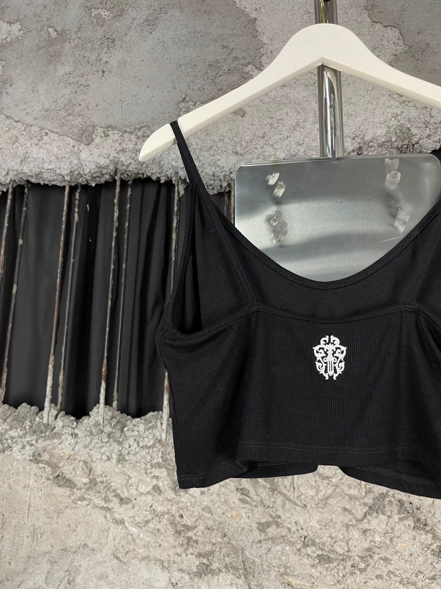 Chrome Hearts Chrome Hearts Logo Ribbed Tank Top Size L Size L / US 10 / IT 46 - 5 Thumbnail