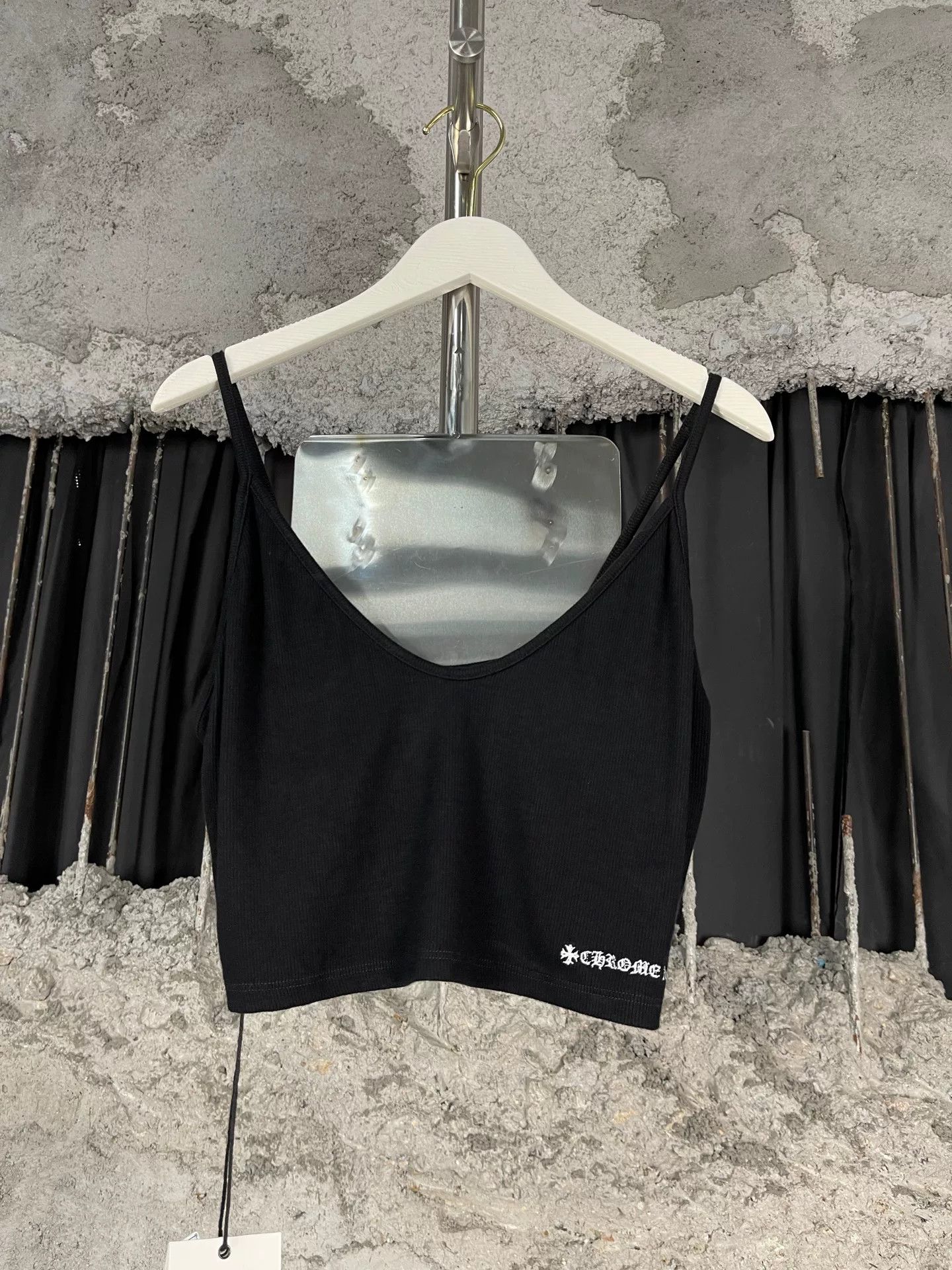 Chrome Hearts Chrome Hearts Logo Ribbed Tank Top Size L Size L / US 10 / IT 46 - 2 Thumbnail