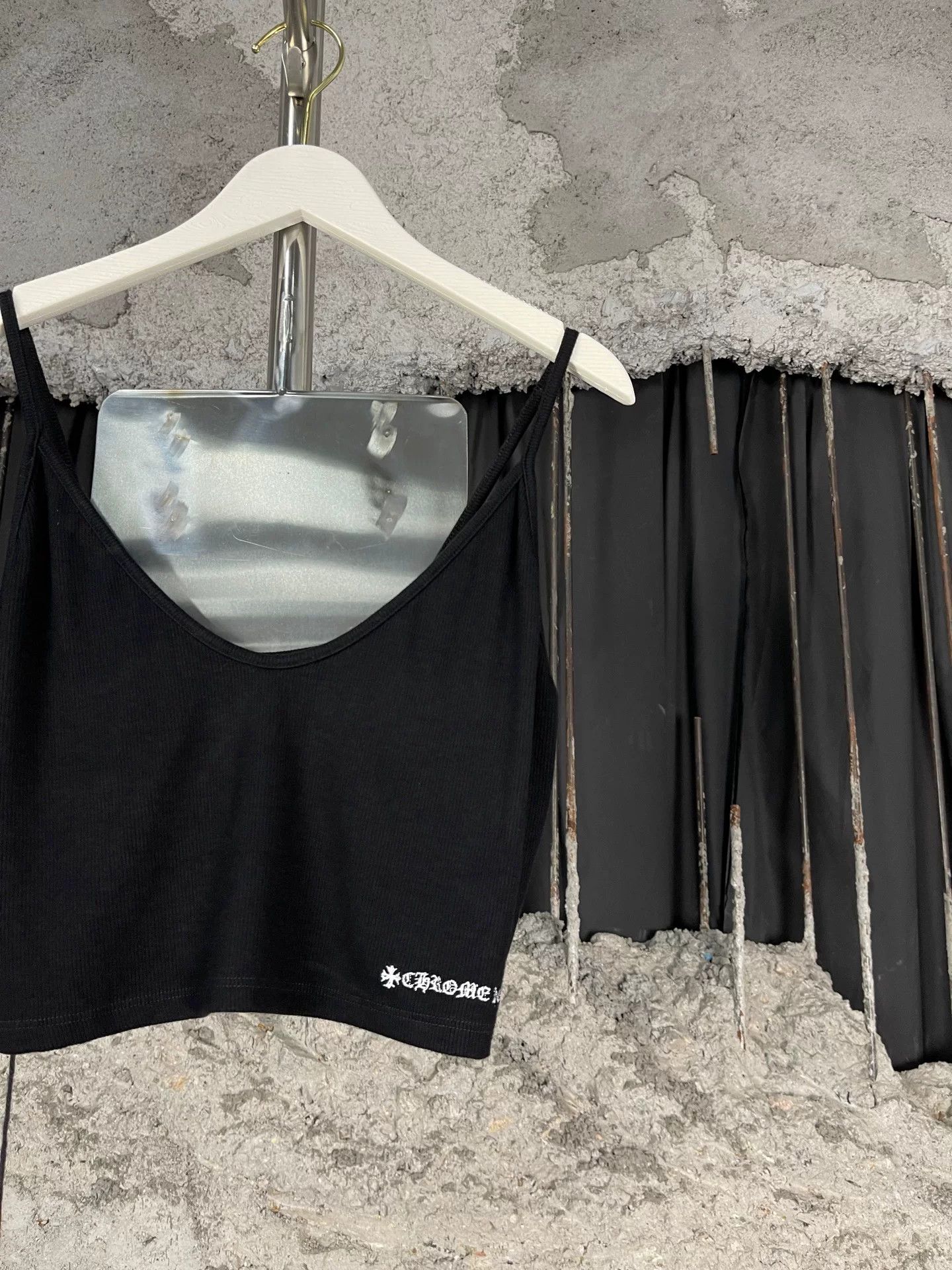 Chrome Hearts Chrome Hearts Logo Ribbed Tank Top Size L Size L / US 10 / IT 46 - 4 Thumbnail