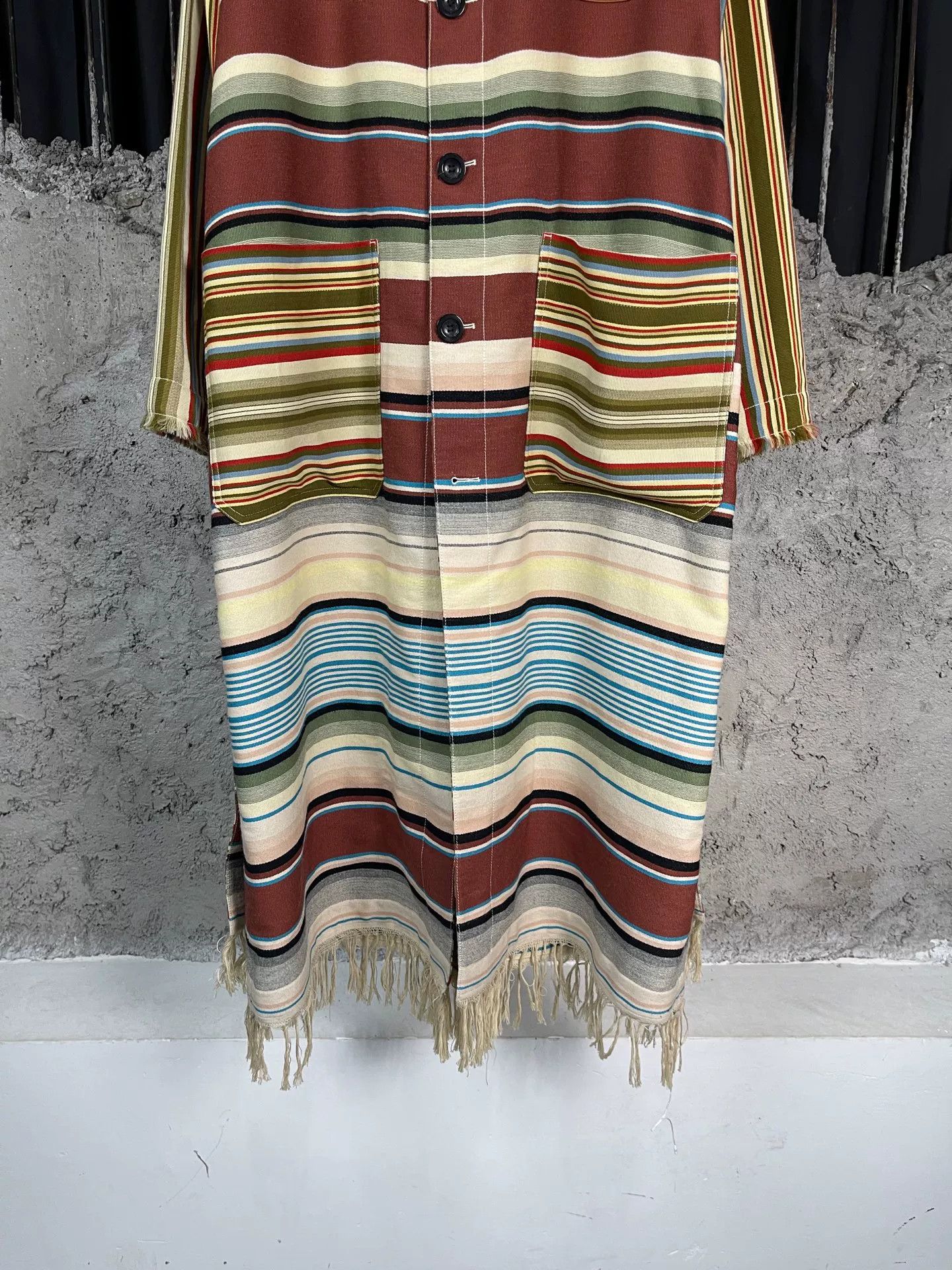 Loewe Loewe Striped Wool Coat Size 48 Size US M / EU 48-50 / 2 - 5 Thumbnail