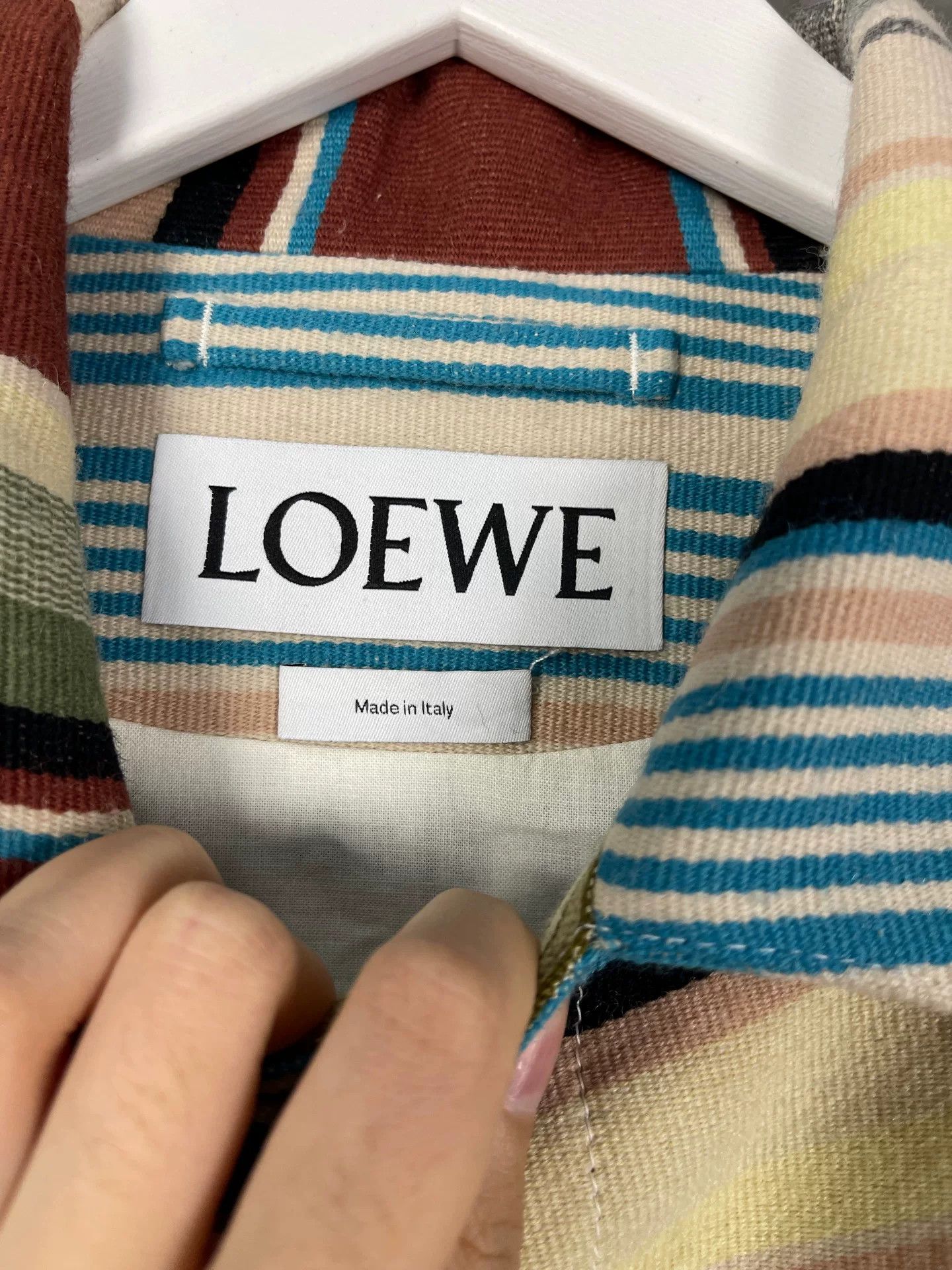 Loewe Loewe Striped Wool Coat Size 48 Size US M / EU 48-50 / 2 - 8 Thumbnail