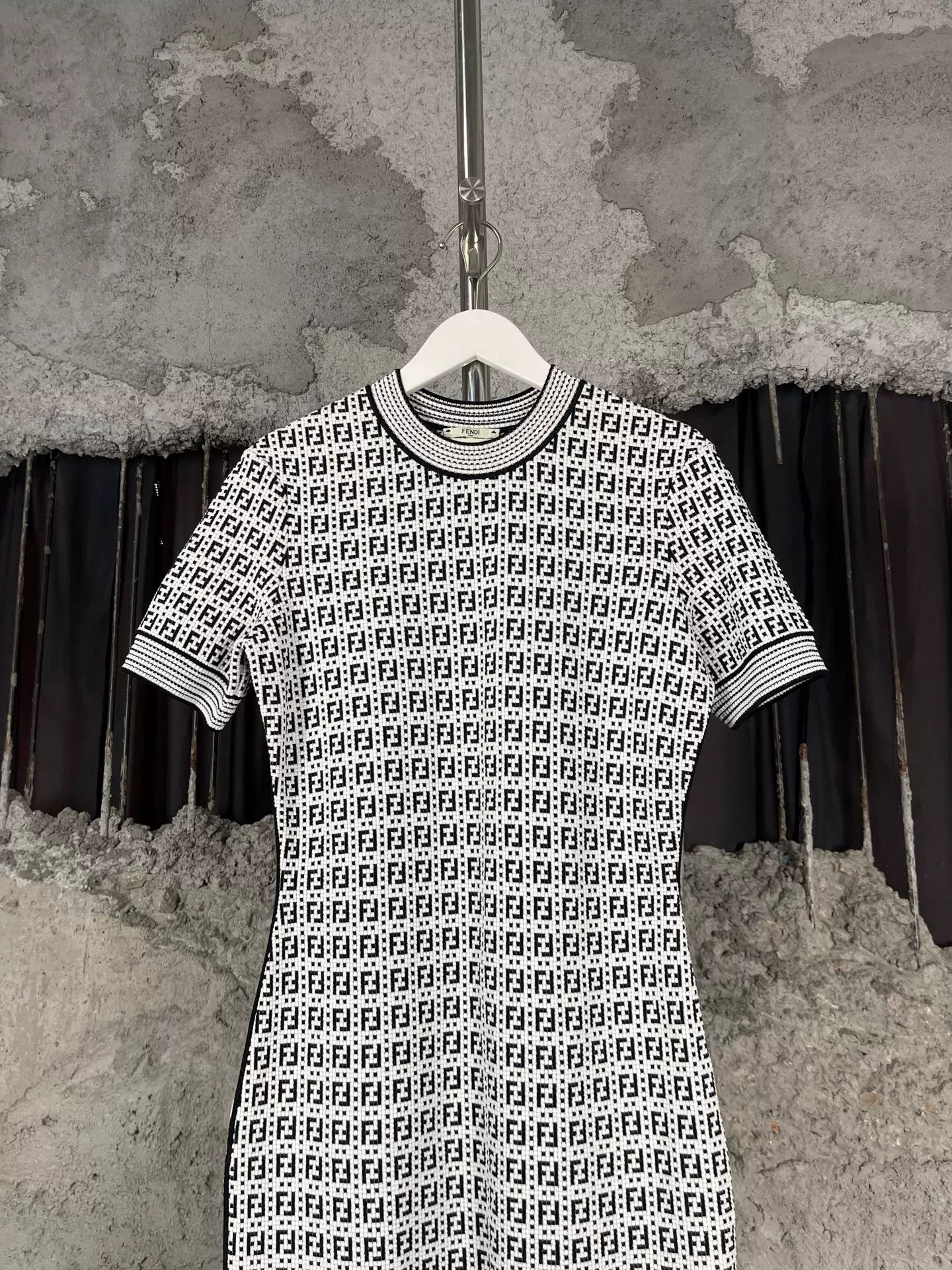 Fendi Fendi FF Monogram Knit Midi Dress IT 42 Size M / US 6-8 / IT 42-44 - 4 Thumbnail