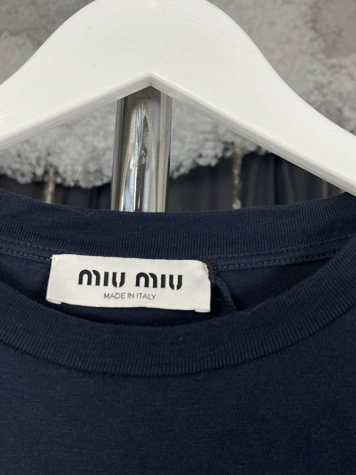 Miu Miu Miu Miu Embroidered Logo Long Sleeve T-Shirt Size S Size S / US 4 / IT 40 - 8 Thumbnail