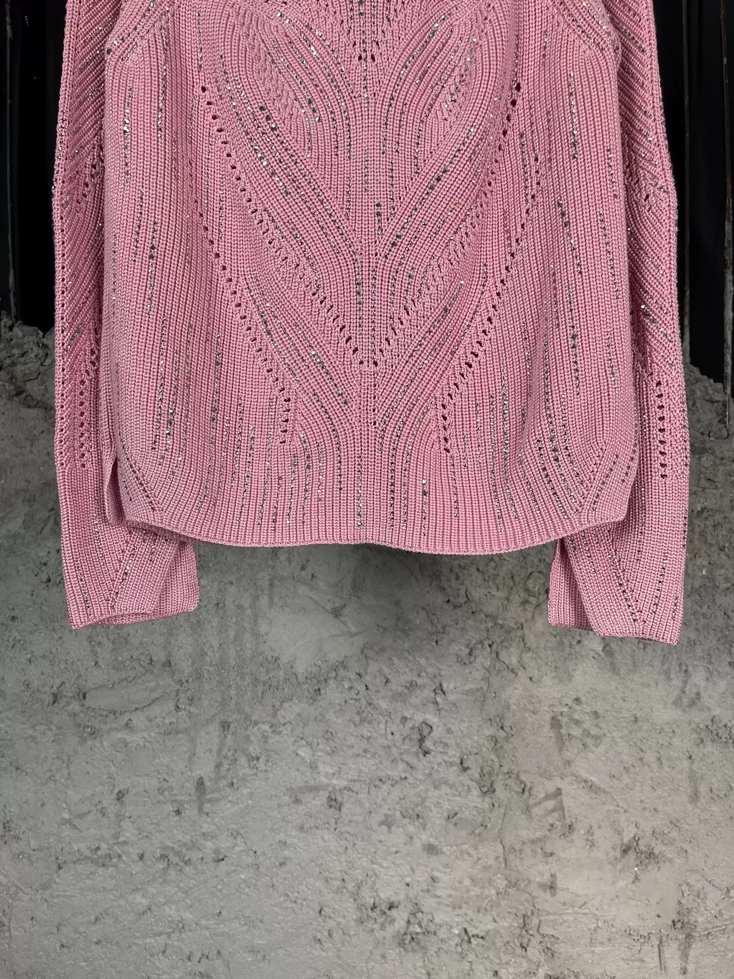 Ermanno Scervino Ermanno Scervino Rhinestone Knit Sweater Size 42 Size M / US 6-8 / IT 42-44 - 5 Thumbnail