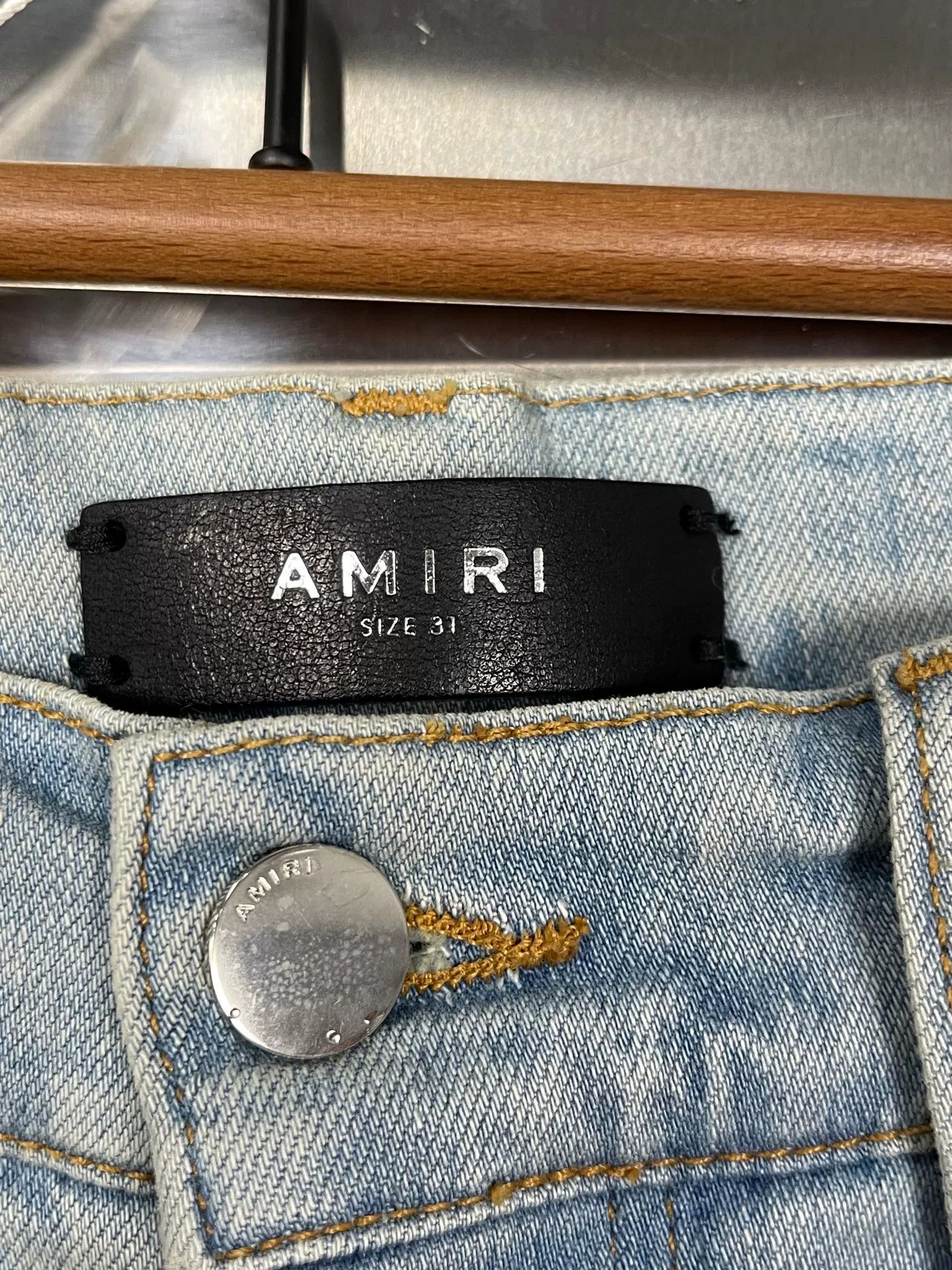 Amiri AMIRI Light Wash Jeans Size 31 Size US 31 - 8 Thumbnail