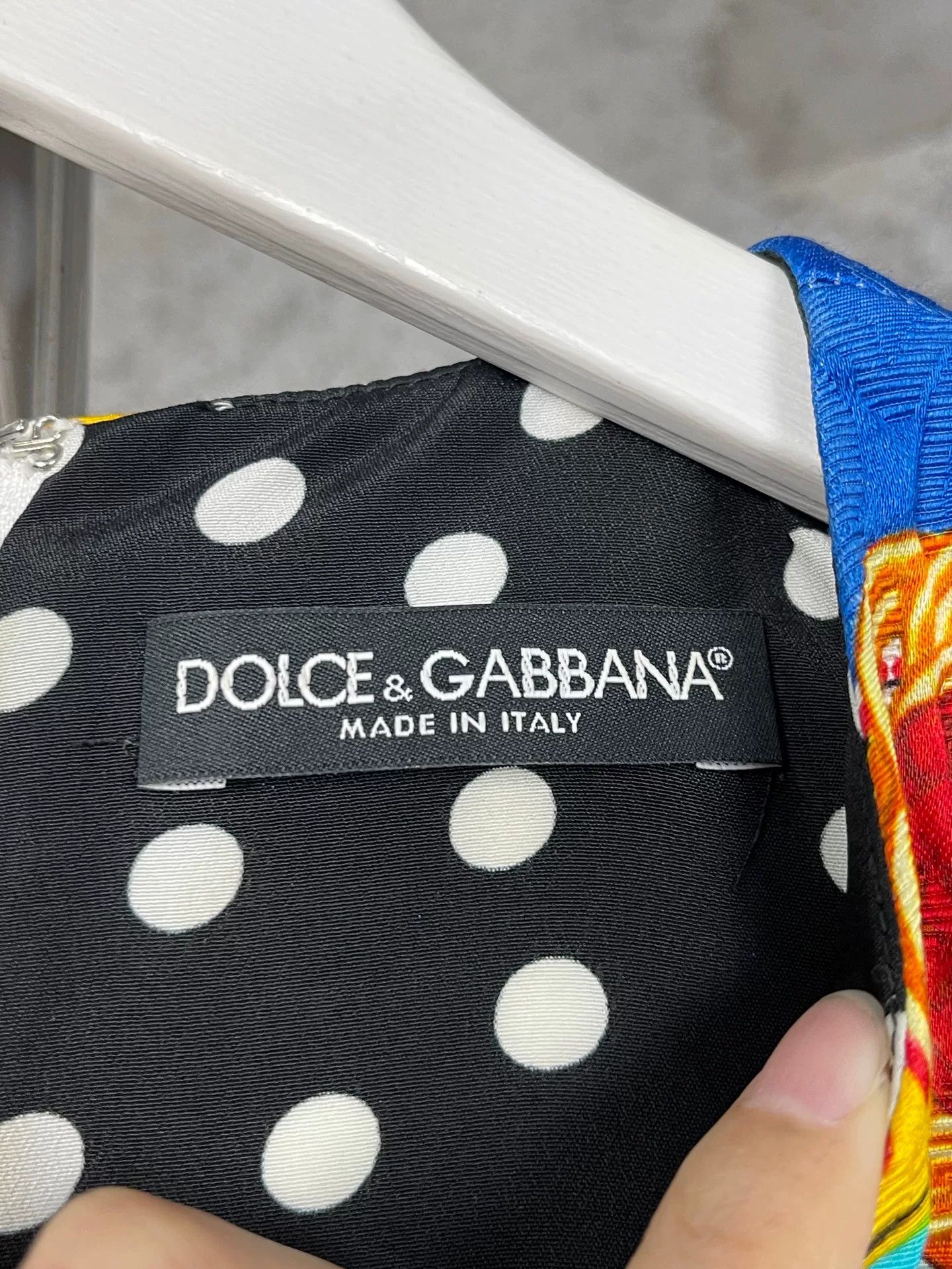 Dolce & Gabbana Dolce & Gabbana Fan Print Sleeveless Dress Size 40 Size S / US 4 / IT 40 - 7 Thumbnail