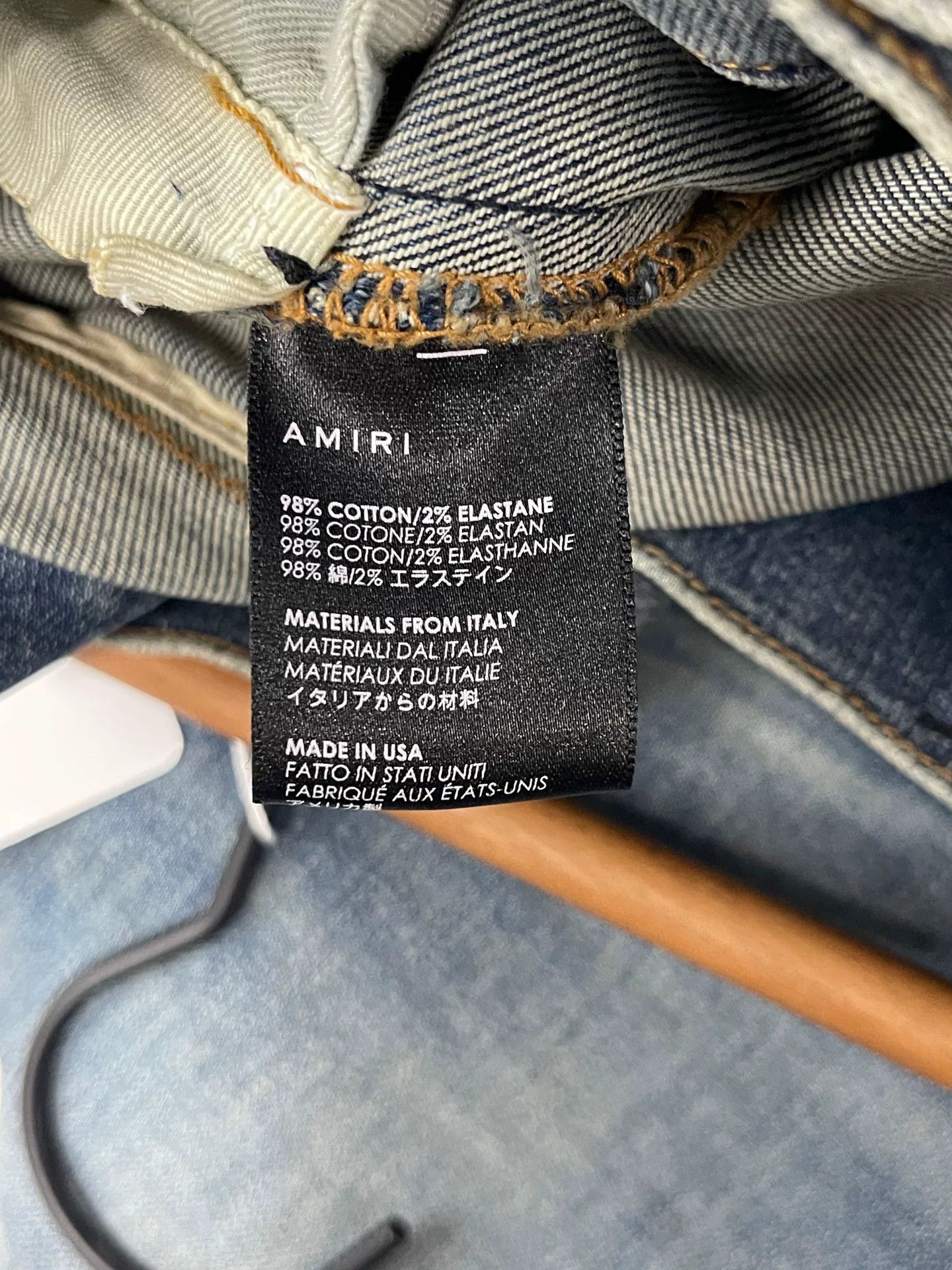 Amiri AMIRI Distressed Denim Jeans Size 31 Size US 31 - 9 Thumbnail