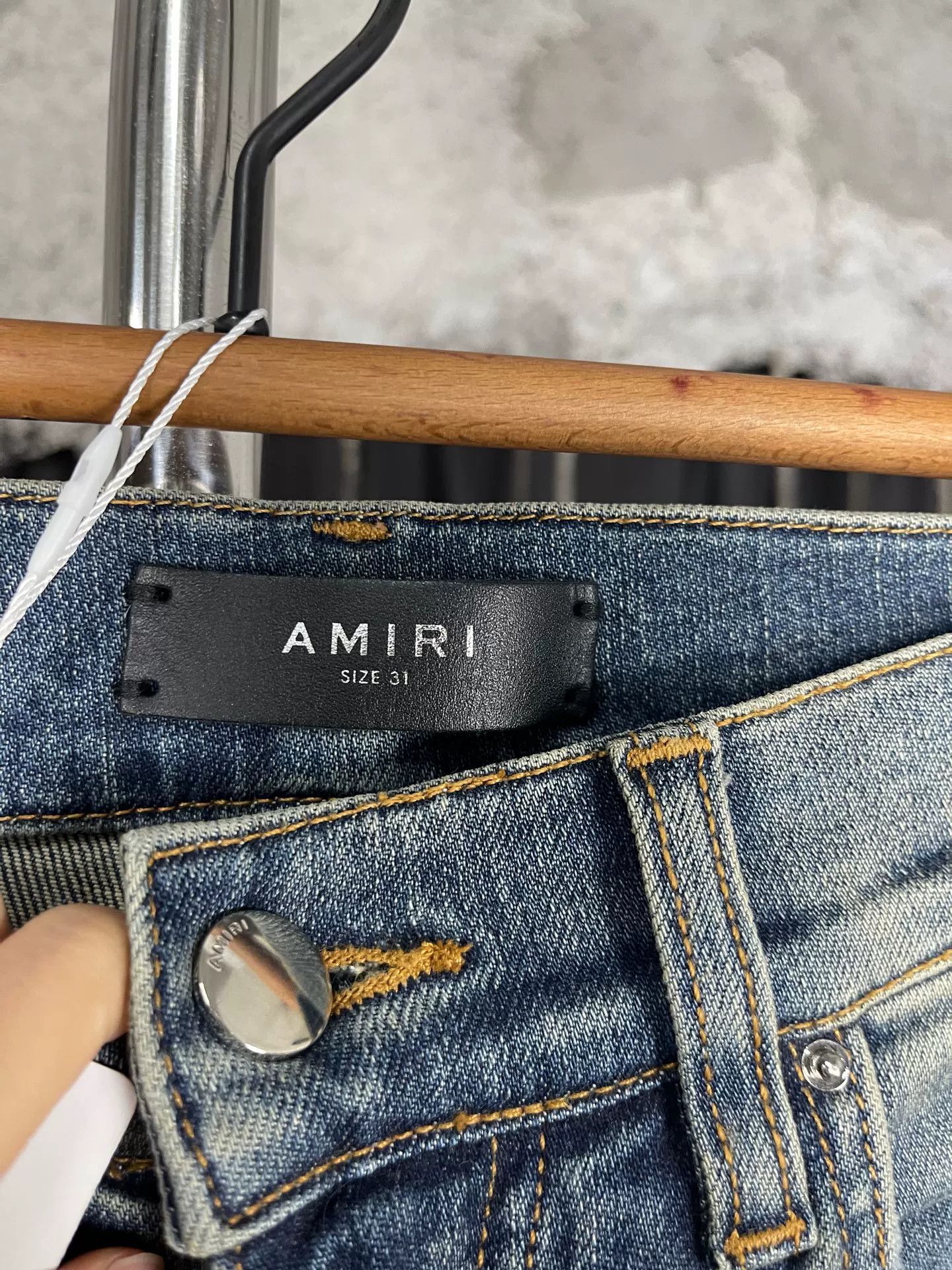 Amiri AMIRI Distressed Denim Jeans Size 31 Size US 31 - 8 Thumbnail