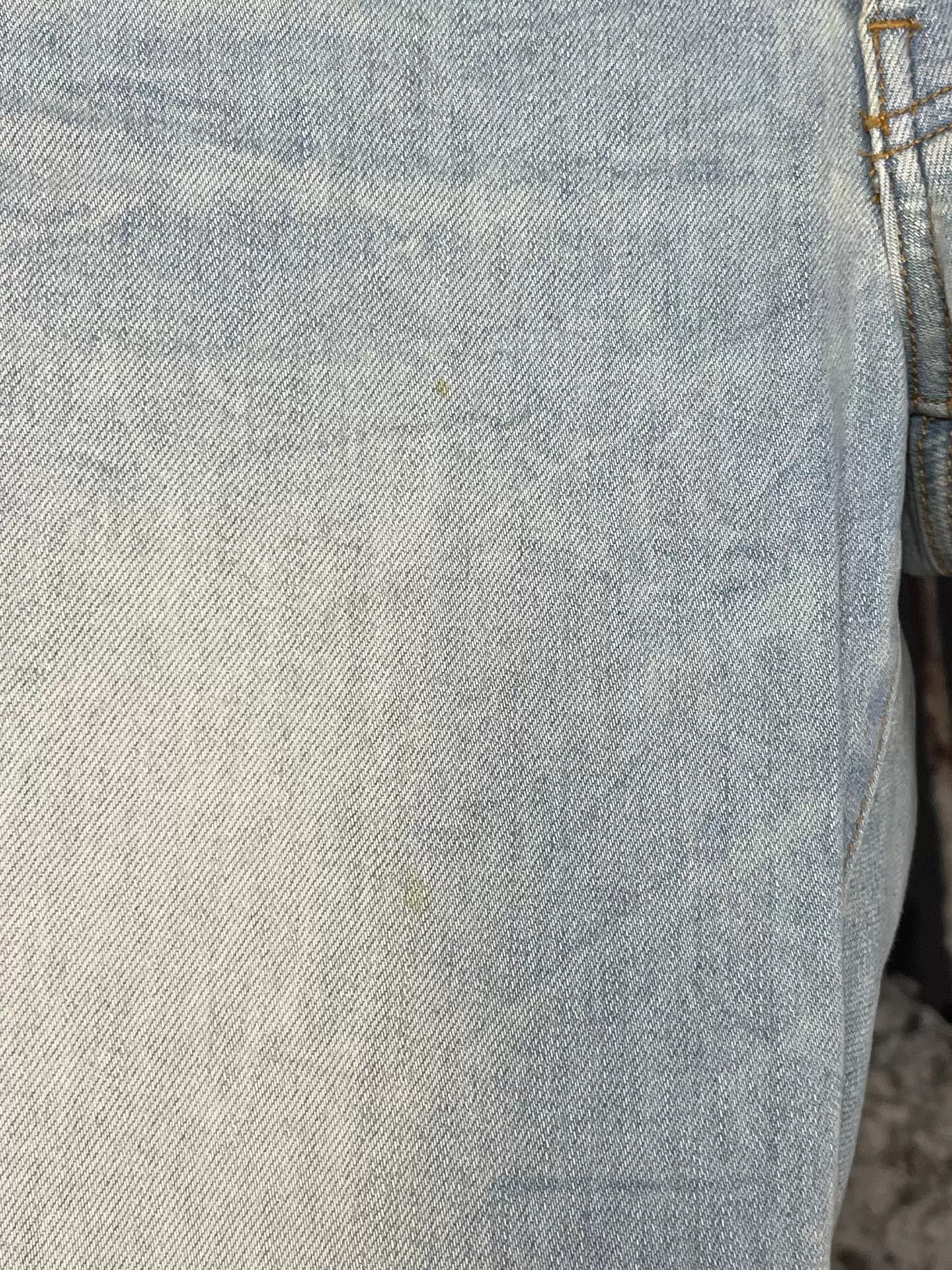 Amiri Amiri Distressed Leather Patch Jeans Size 31 Size US 31 - 7 Thumbnail