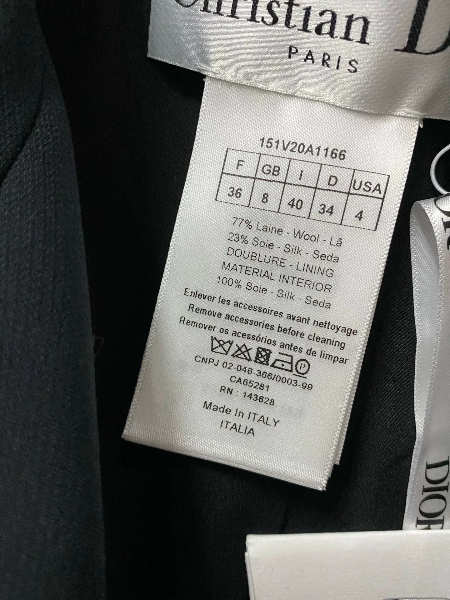 Dior Christian Dior Double-Breasted Blazer Size 36 Size XS / US 0-2 / IT 36-38 - 7 Thumbnail