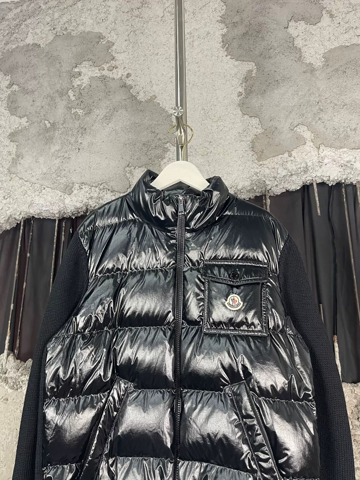 Moncler Moncler Hybrid Down Jacket Size L Size US L / EU 52-54 / 3 - 4 Thumbnail