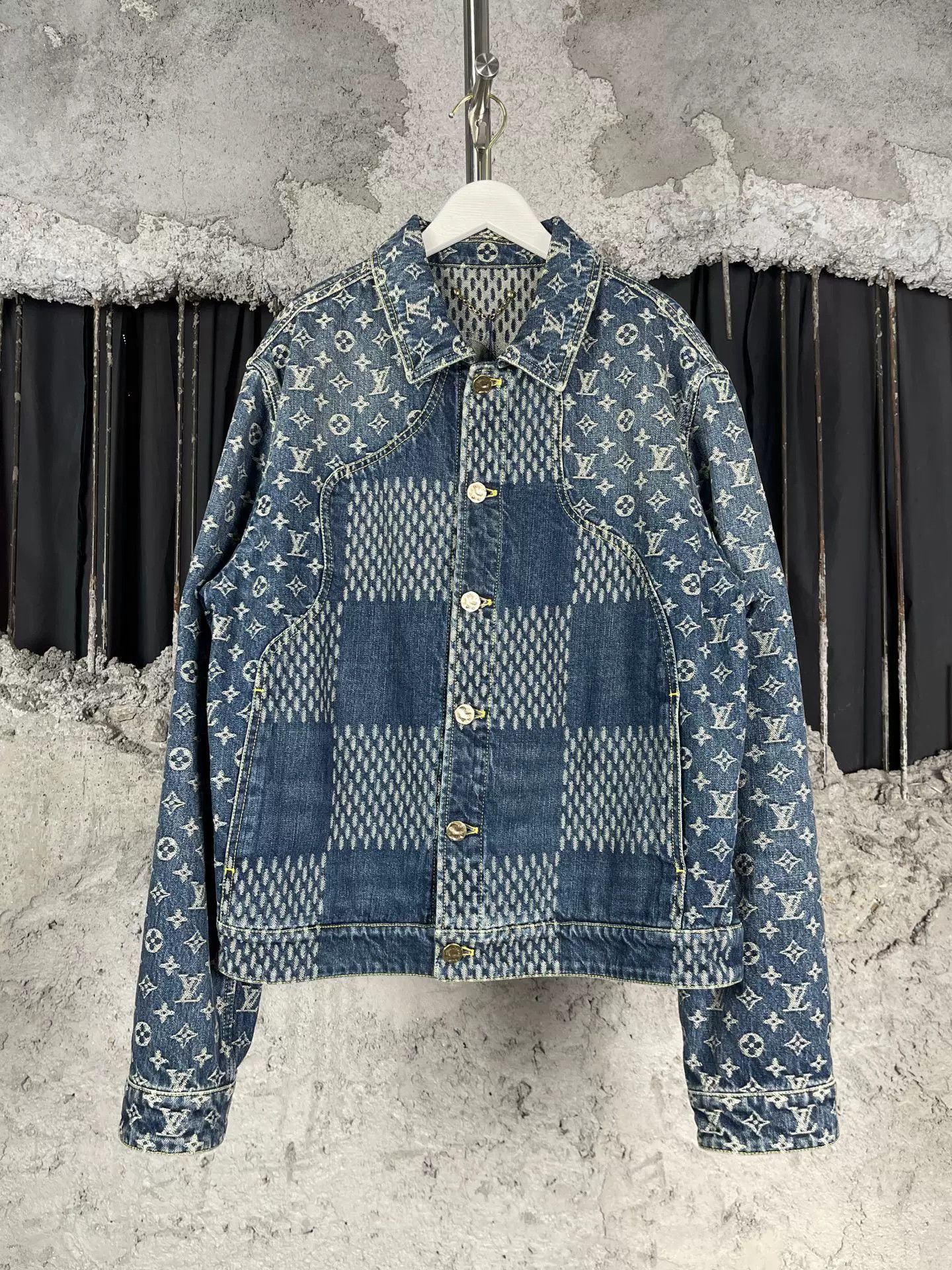 Louis Vuitton Louis Vuitton x Nigo Monogram Denim Jacket Size 48 Size US M / EU 48-50 / 2 - 2 Thumbnail