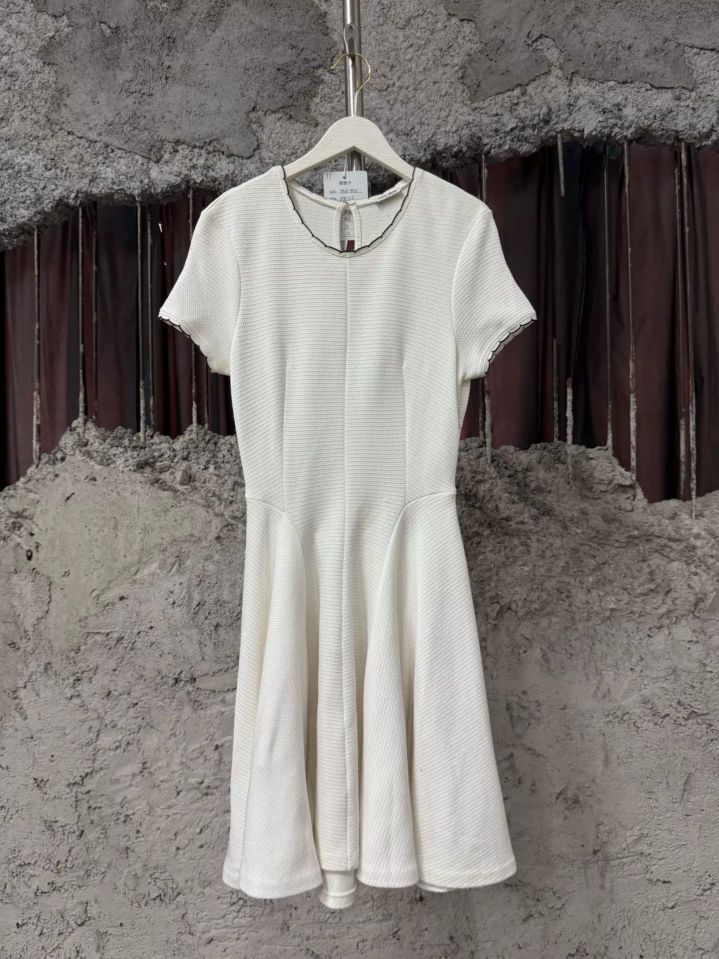 Miu Miu Miu Miu Ribbed Knit Mini Dress Size S Size S / US 4 / IT 40 - 2 Thumbnail