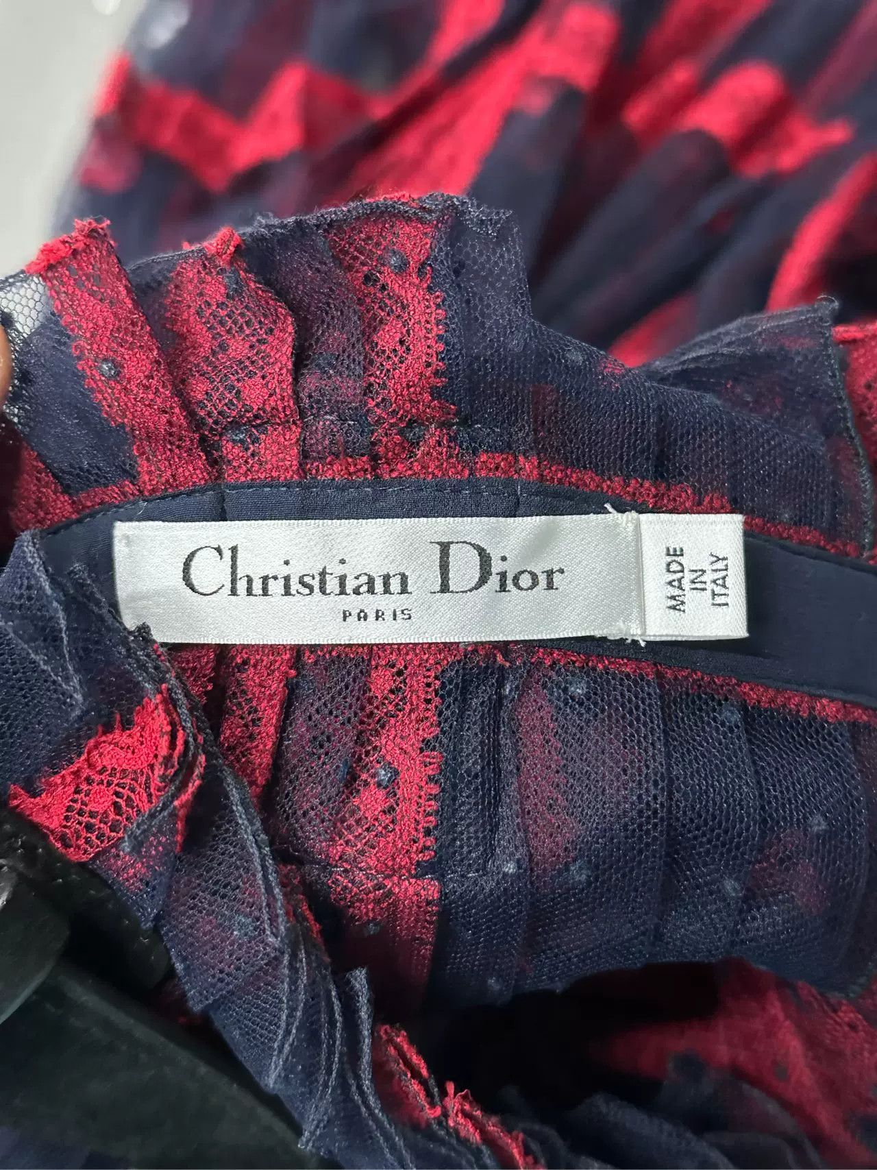 Dior Dior Plaid Net Midi Skirt Size 36 Size 26" / US 2 / IT 38 - 6 Thumbnail