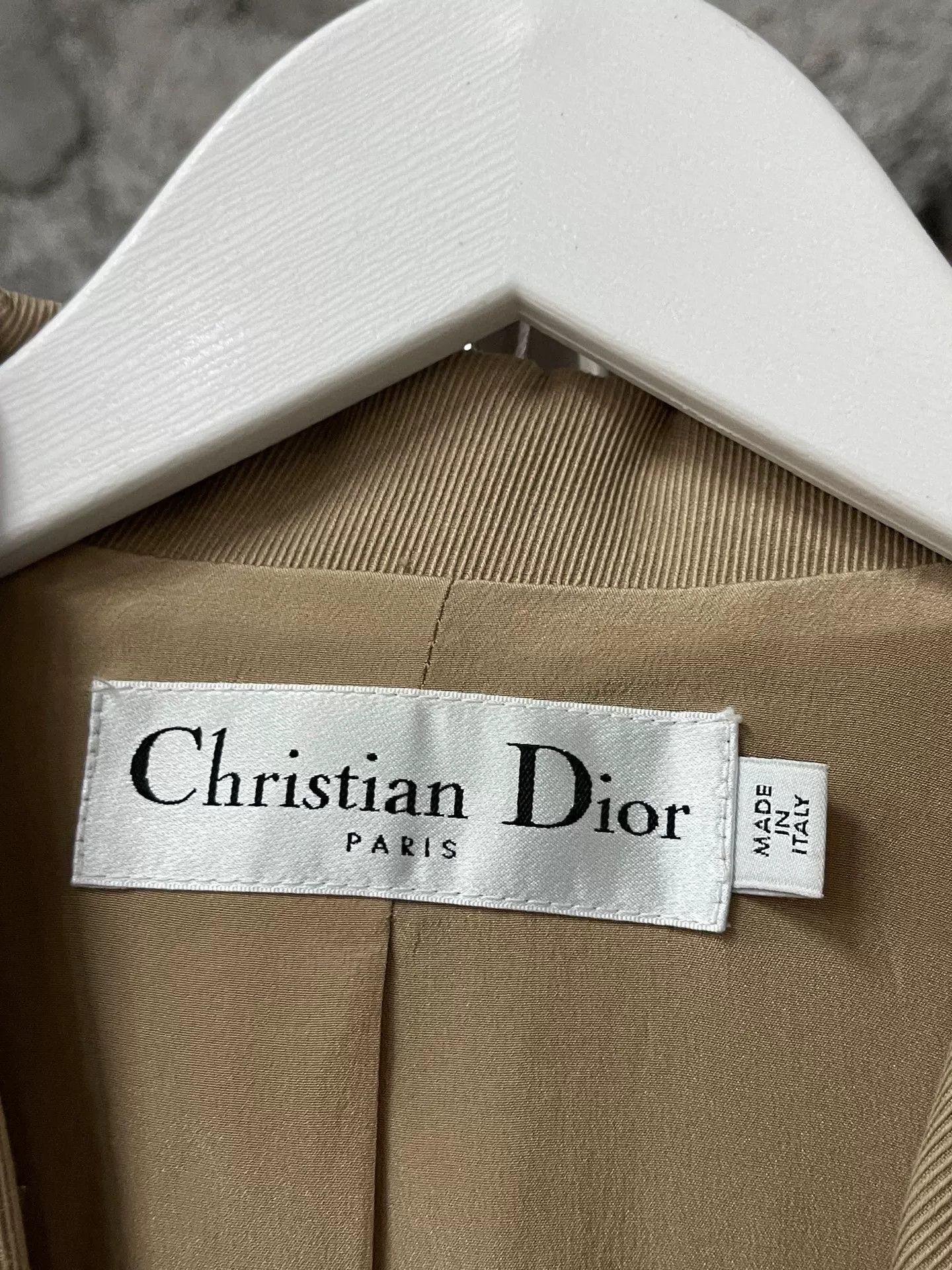 Dior Dior Tan Cotton Blazer Size 42 Size M / US 6-8 / IT 42-44 - 6 Thumbnail