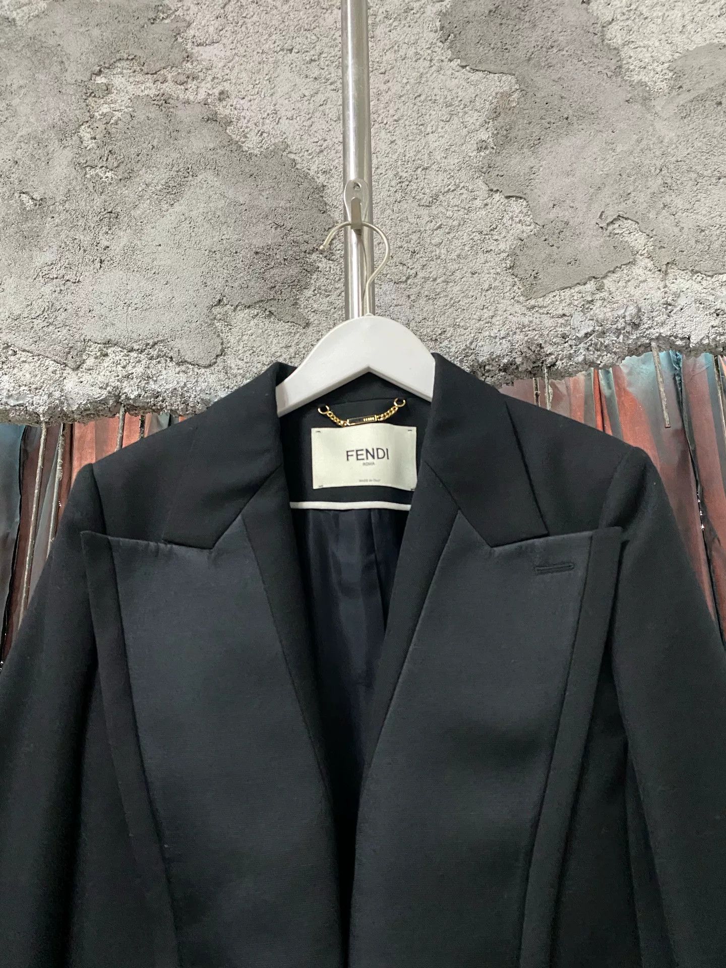 Fendi Fendi Wool Cropped Blazer Size IT 42 Size M / US 6-8 / IT 42-44 - 4 Thumbnail