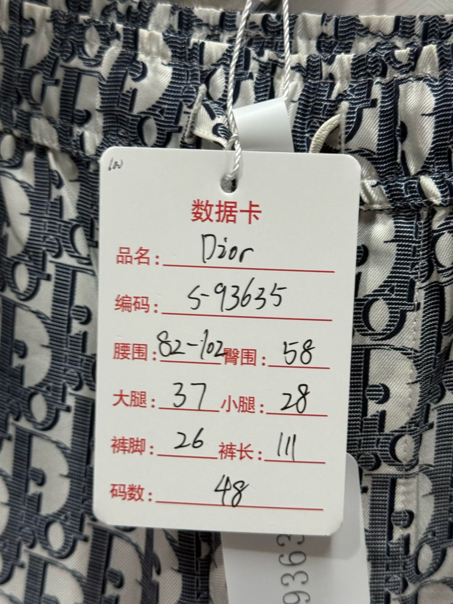 Dior Dior Oblique Silk Pants Size 48 Size US 32 / EU 48 - 7 Thumbnail