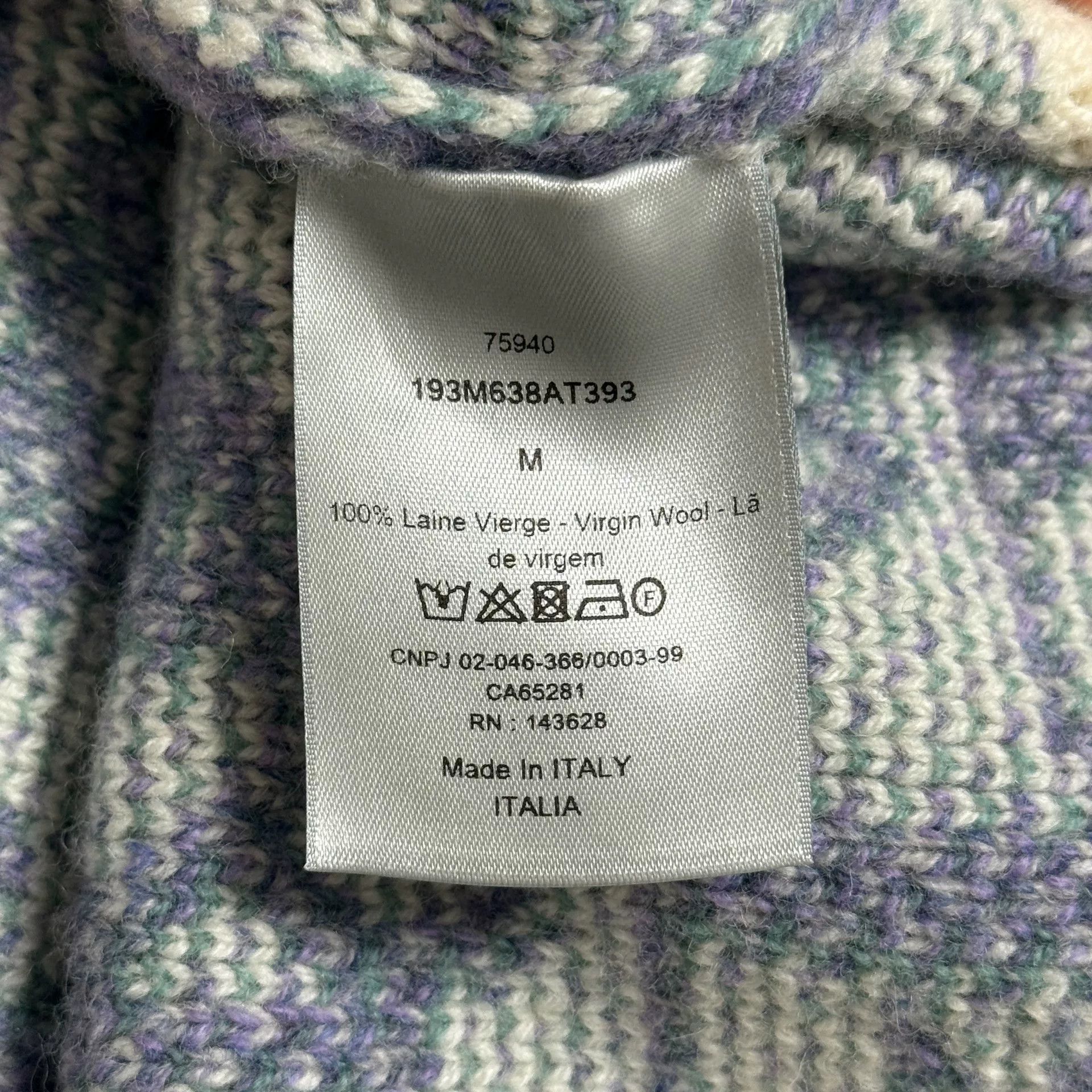 Dior Dior Oblique Monogram Wool Sweater M Size US M / EU 48-50 / 2 - 5 Thumbnail