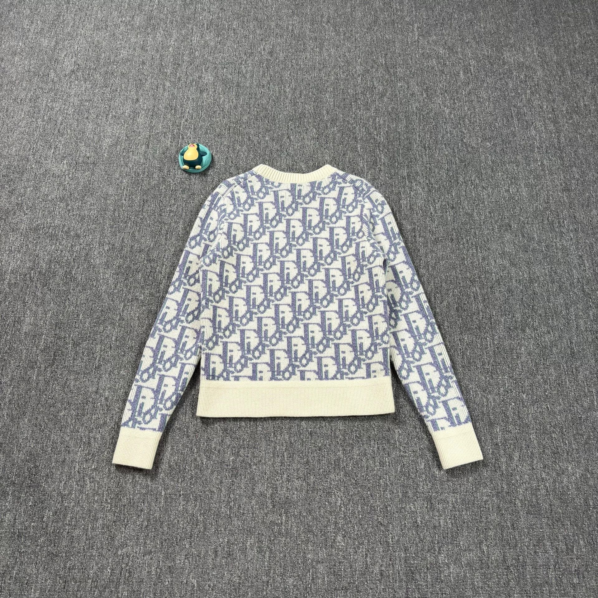 Dior Dior Oblique Monogram Wool Sweater M Size US M / EU 48-50 / 2 - 3 Thumbnail