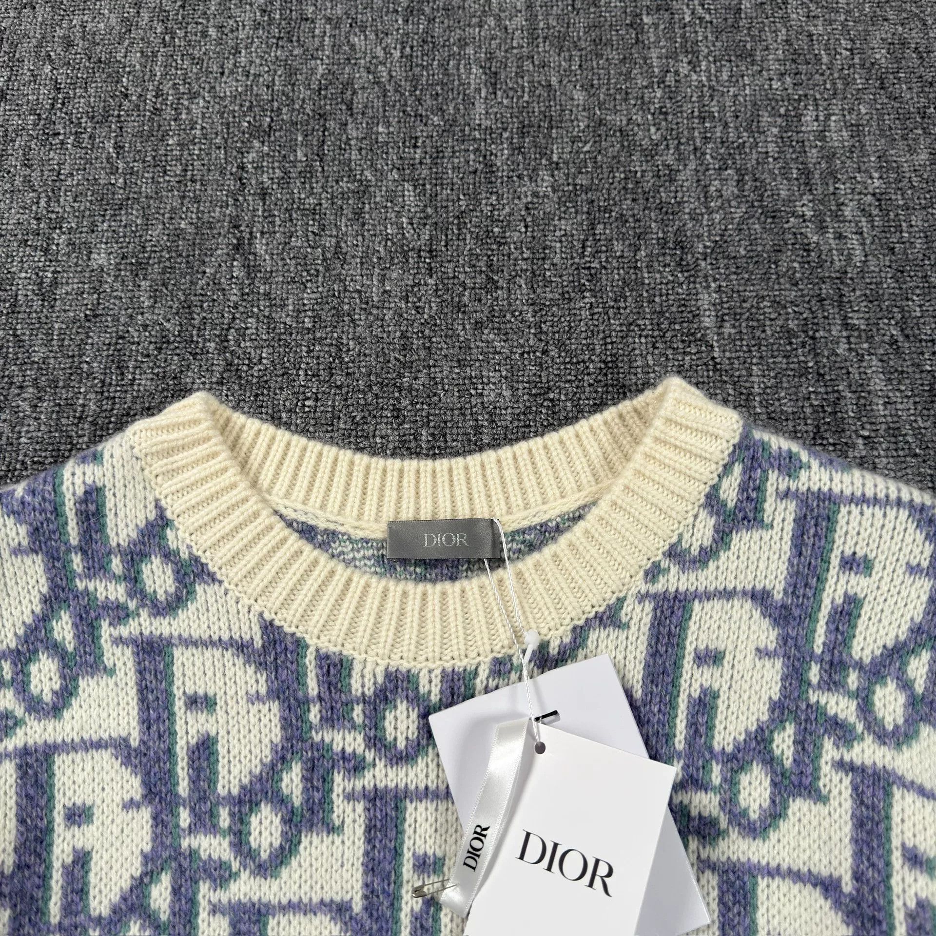 Dior Dior Oblique Monogram Wool Sweater M Size US M / EU 48-50 / 2 - 4 Thumbnail